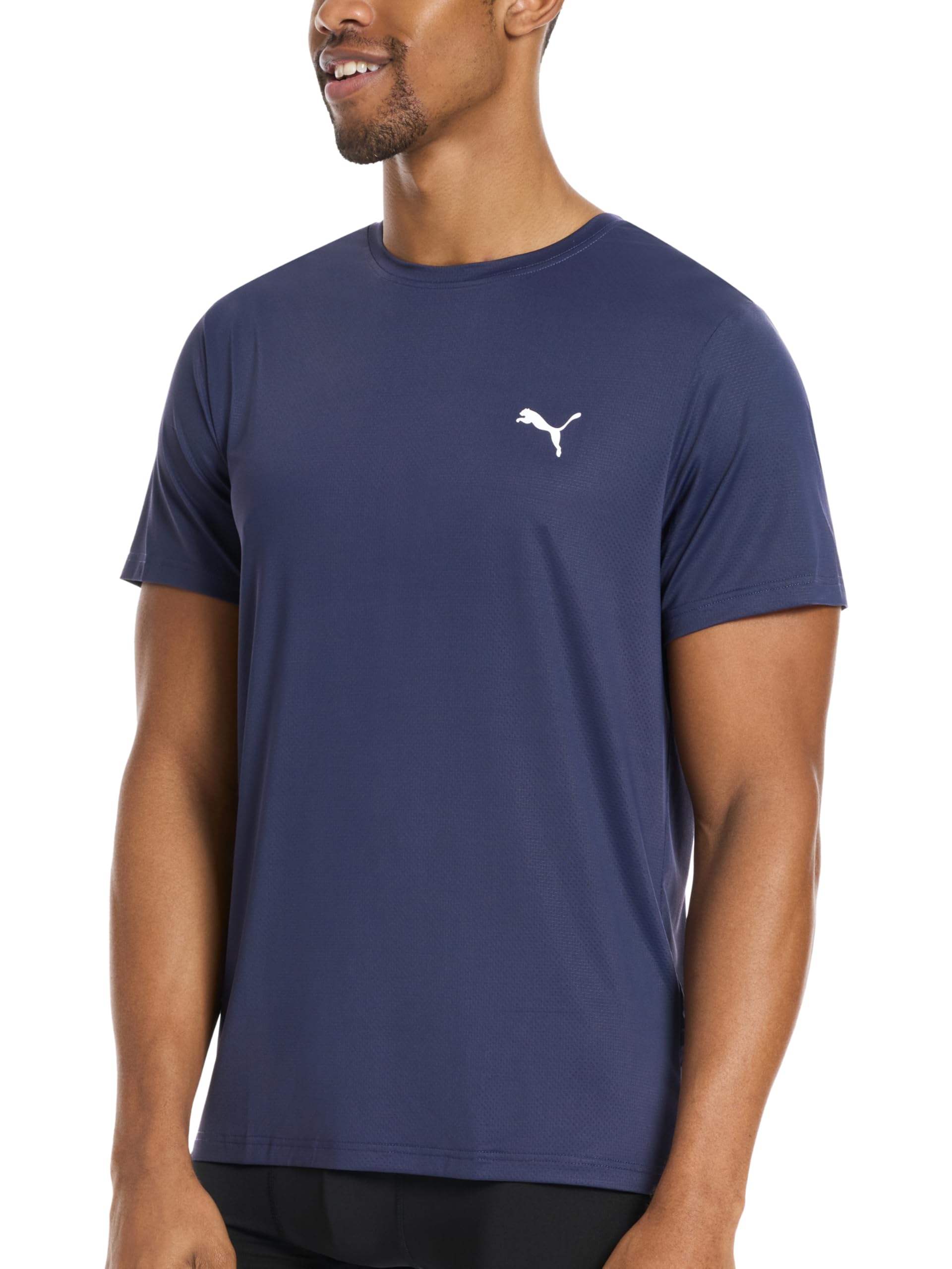 PUMA Męska koszulka 360 Cool Mesh Crew Neck, granatowy, S