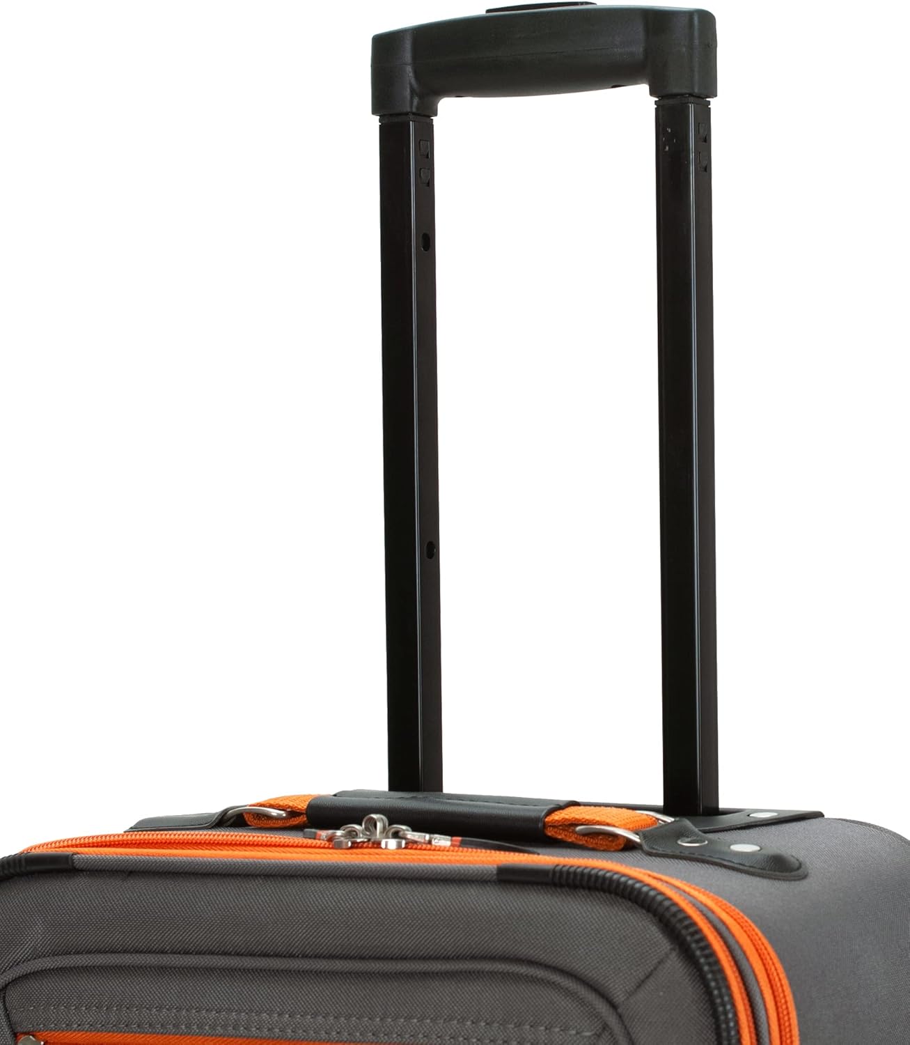 Rockland Pasadena Softside Spinner Wheel Luggage, Charcoal, Carry-On 20-Inch, F2281-CHARCOAL Carry-On 20-Inch Charcoal