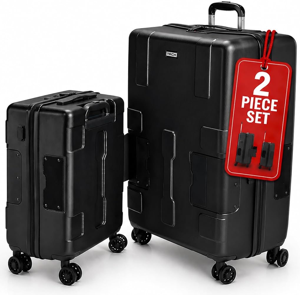 Amazon.com | TACH Patented Connecting Hard Shell 2 Piece Luggage