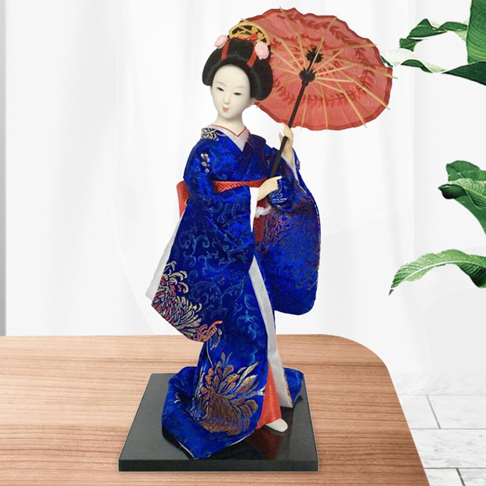 日本人形 紺色着物 傘付き Japanese traditional doll Amazon.com: Fenteer 12inch Japanese Geisha Lady Statuette