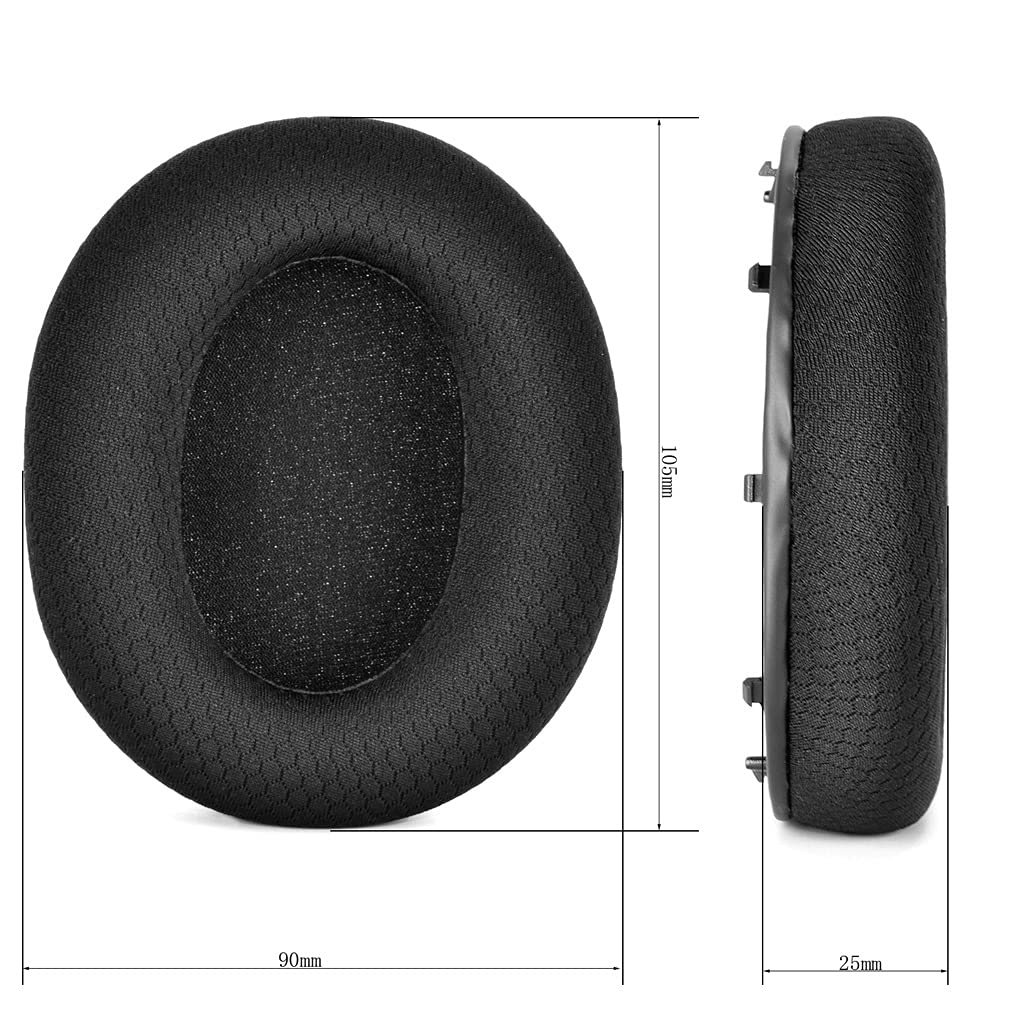 Almohadillas de reemplazo, Funda de cojín ligera for los oídos, transpirable, for auriculares suaves de repuesto(Rose)