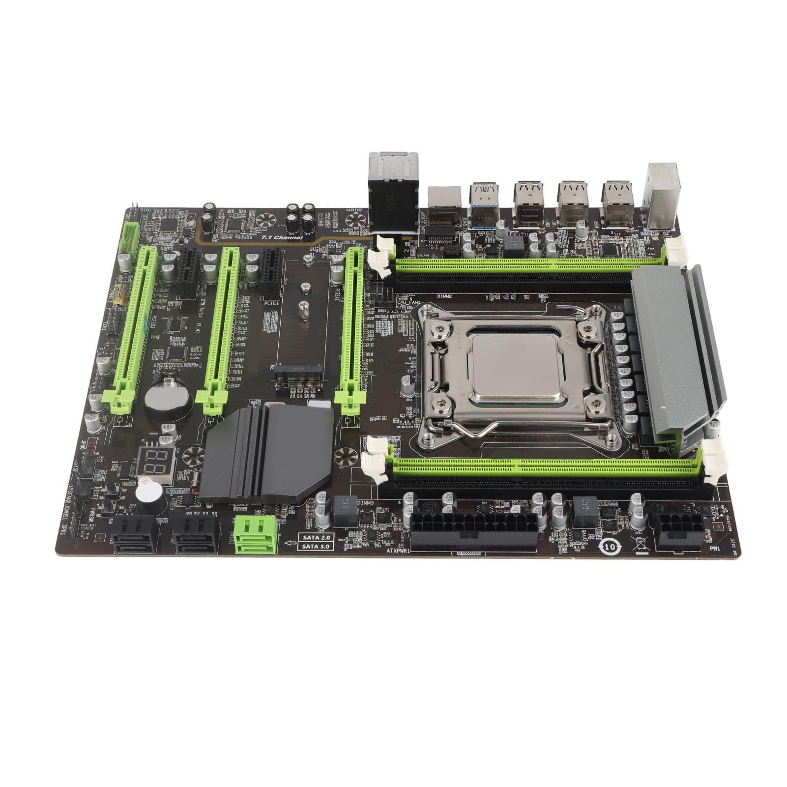 Płyta Główna do Komputerów Stacjonarnych, DDR3 4xDDR3 DIMM, Interfejs NVME M.2, 8-fazowe Zasilanie do Wymiany Komputera, z Interfejsem Modułu Karty Sieci Bezprzewodowej, dla