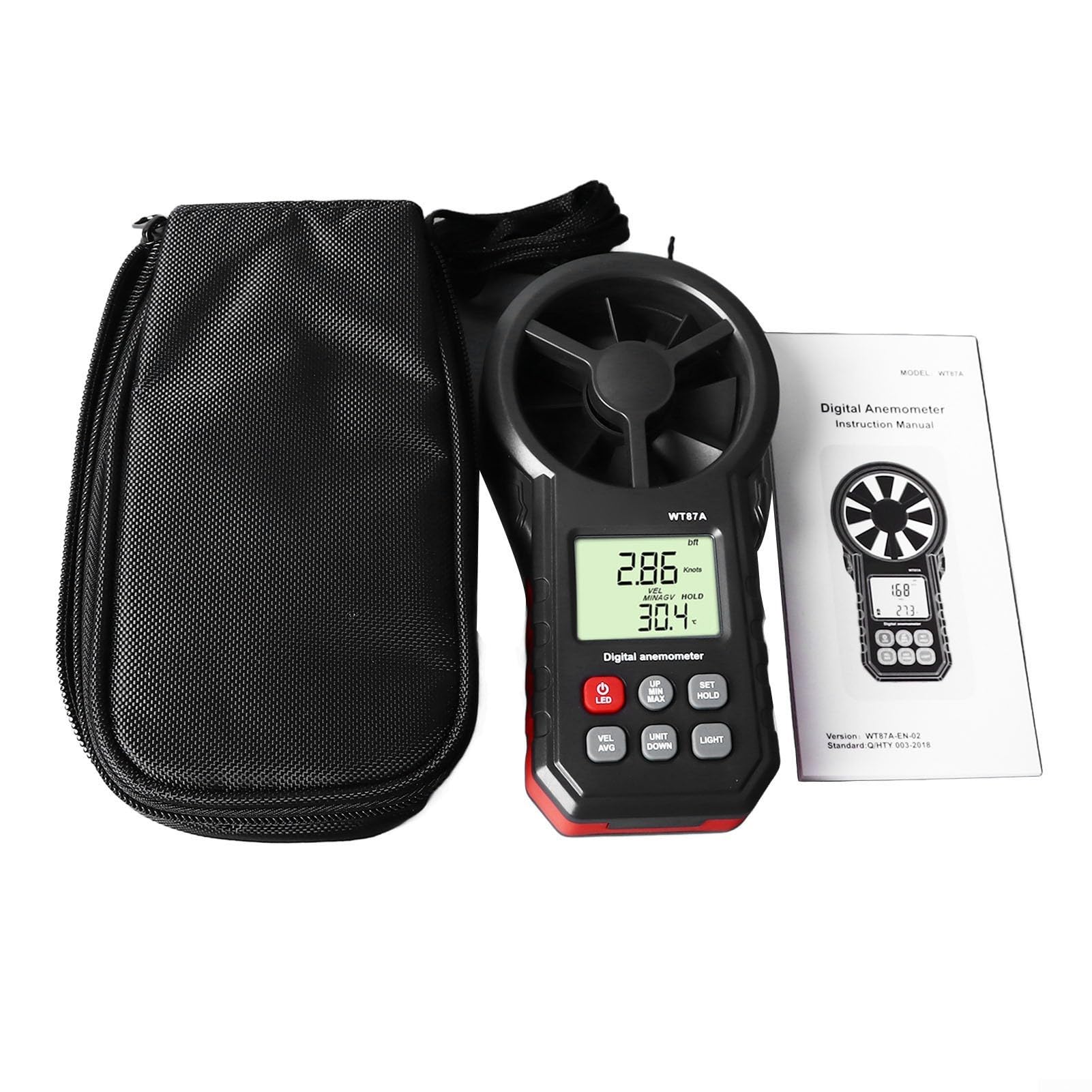 Anemometro digitale WT87A con LCD per anemometro digitale