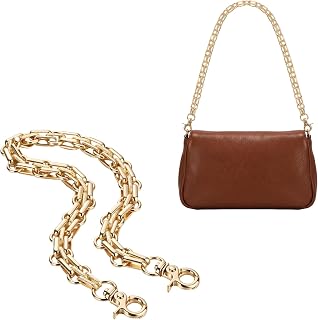 Hinly 13.4'' Gold Vintage Purse Bag Chain Charm Women Gifts, Chain | Short Bag Handle Strap Charm, Gold Purse Chain Replacement Accessories, DIY Handbag Shoulder Crossbody Clutch Decoration