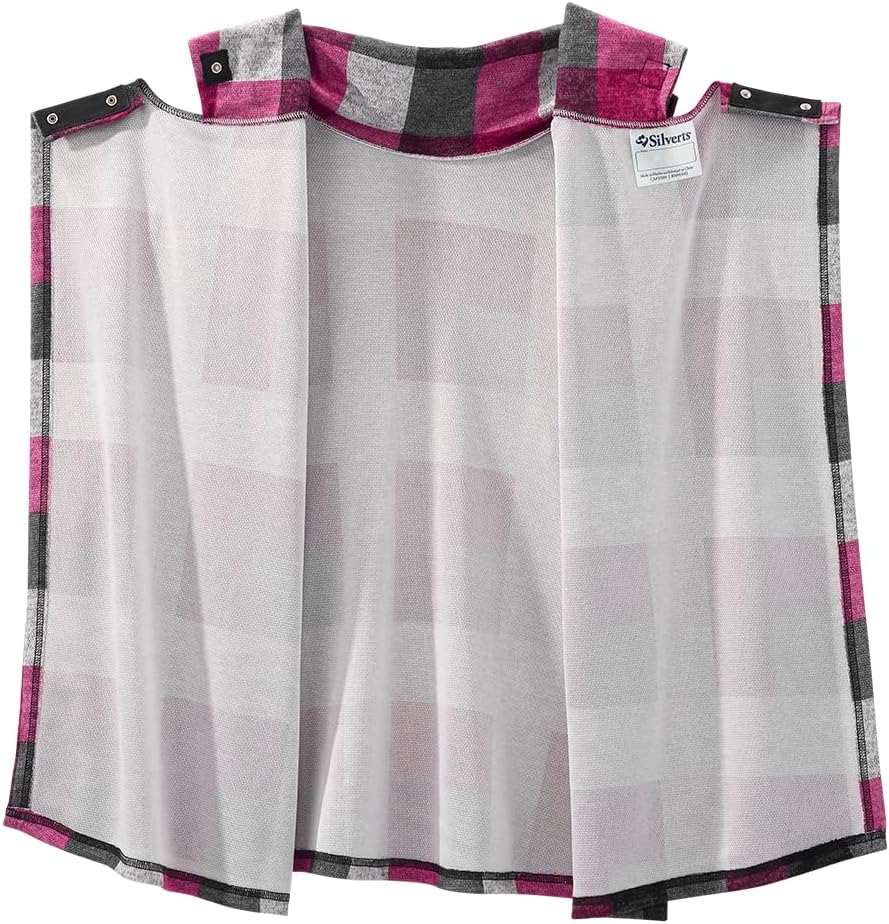 Silverts Women’s Adaptive Clothing Open Back Cowl Neck Top, Assisted Dressing Shirt for Elderly, Nursing Home & Rehab