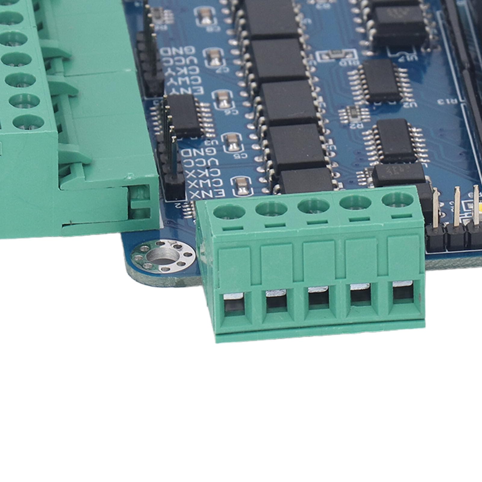 Scheda controller motore passo-passo CNC, scheda breakout a 5 assi con accoppiatore ottico ad alta velocità - Distribuzione interfaccia porta parallela per driver passo-passo,