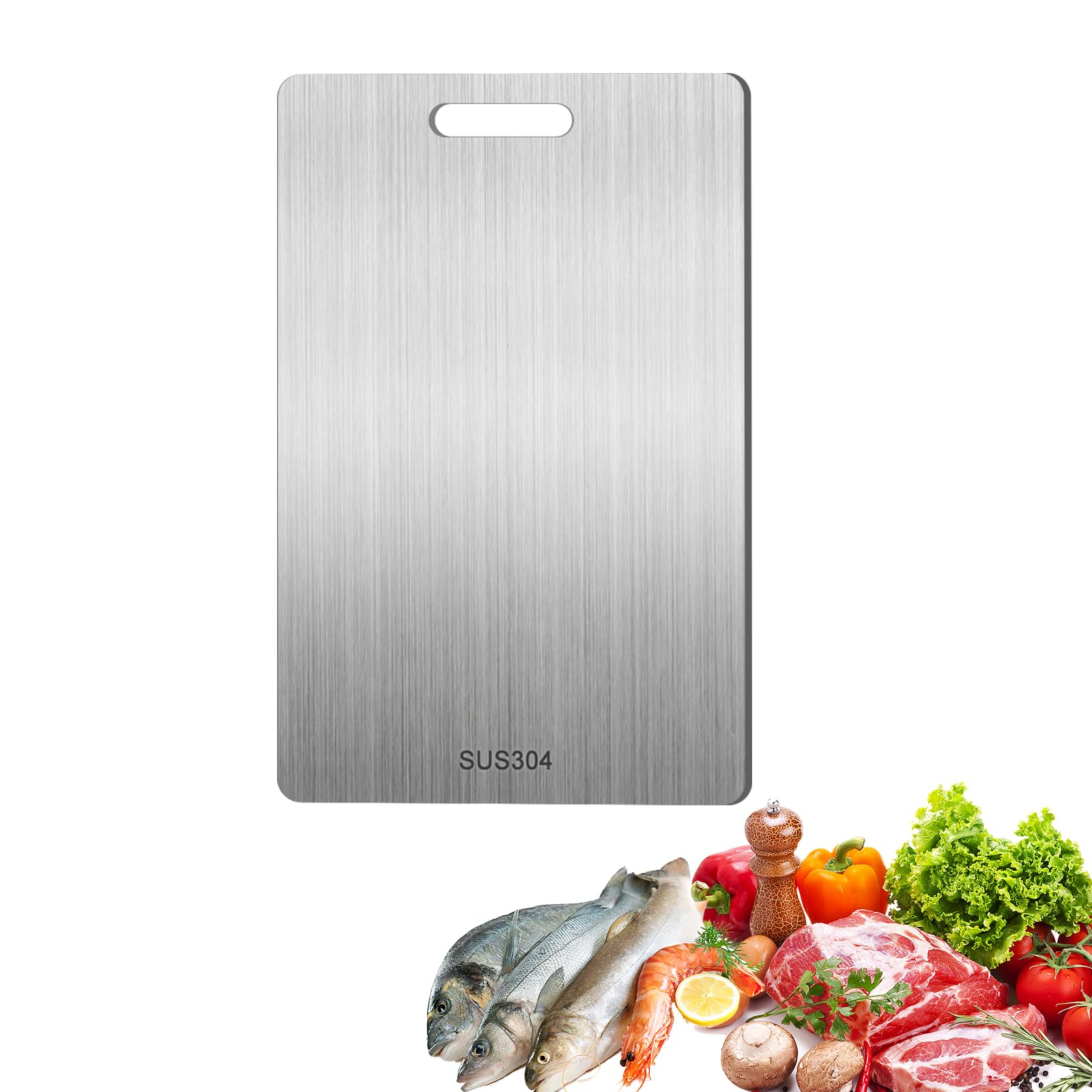 Titanium Cutting Board, 2024 New Multifunctional Titanium Chopping Board, Pure Titanium Cutting Board Food Grade, for Ensure The Original Taste of The Ingredients