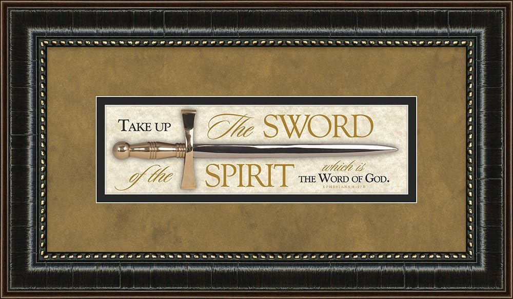 6" x 12" x 0.5" Spirit Mini Sword Framed Art