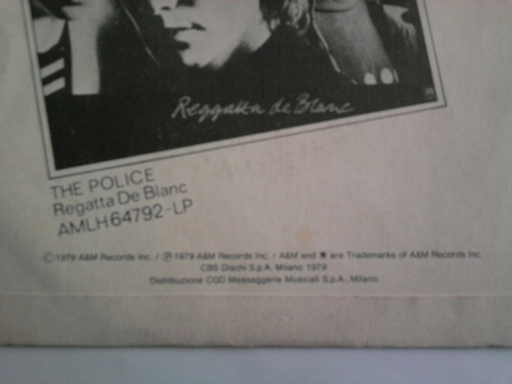 The Police "Message In A Bottle / Landlord" (Vinile 7" - 45 Giri) (A&M,Cat. Nr. AMS 7632)