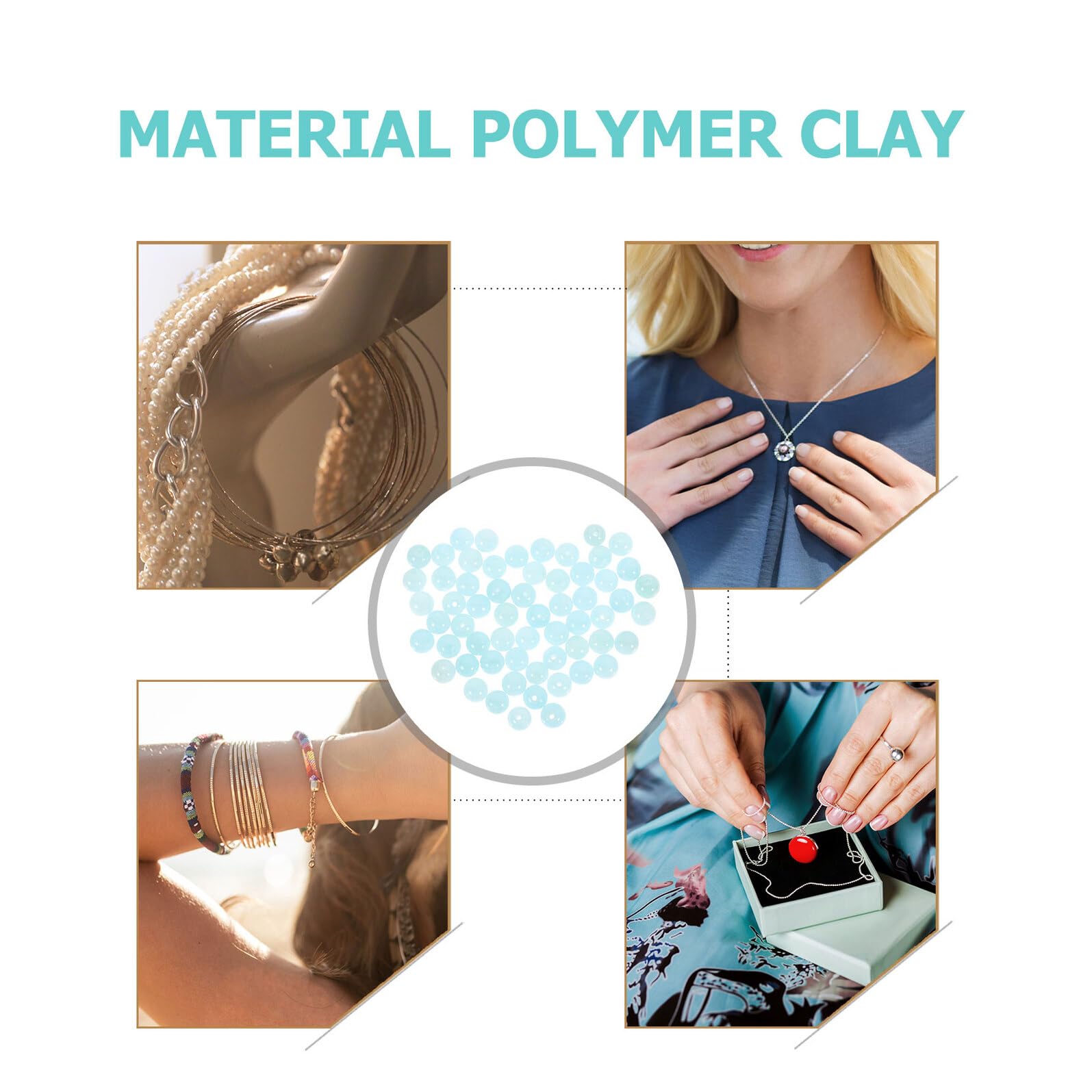 Toyvian Cuentas de Vidrio Redondas Azul Claro 8 MM 900 Piezas 18 Paquetes de 50 Unidades para Bisutería DIY Pulseras Collares y Manualidades Creativas