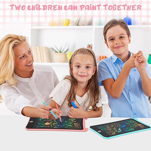 Miniatura 7 de EooCoo Juguetes para edades de 2 a 4 años, tabletas de escritura para niños, paquete de 2, tablero de dibujo, artículos esenciales de viaje para