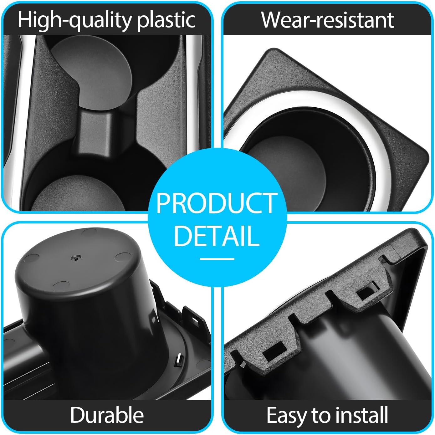 96965-EZ10A Center Console Cup Holder Fits for 2016-2024 Nissan Titan Car Cup Holder Insert