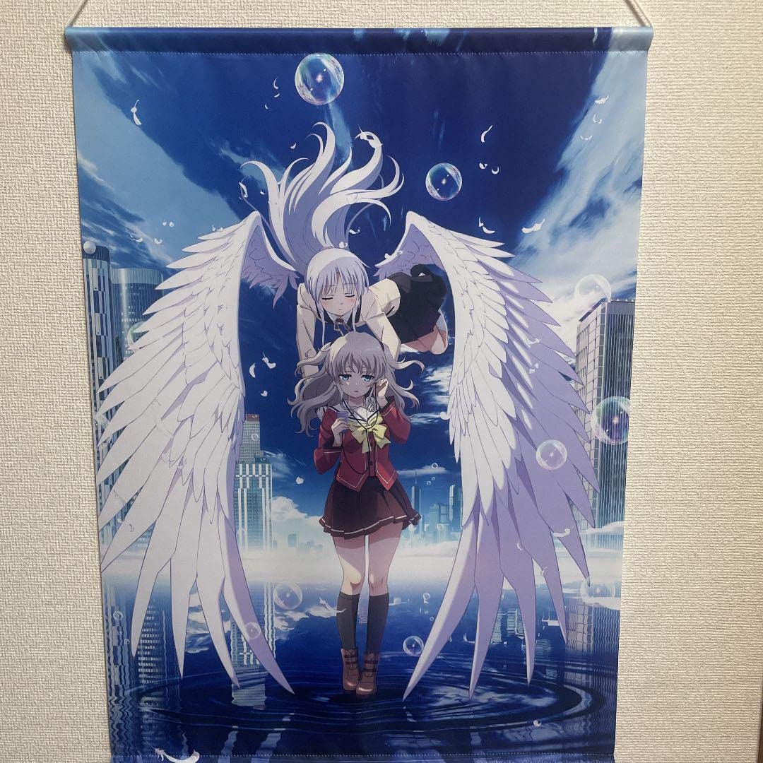 Amazon.co.jp: Charlotte×Angel Beats! コラボタペストリー B2サイズ 
