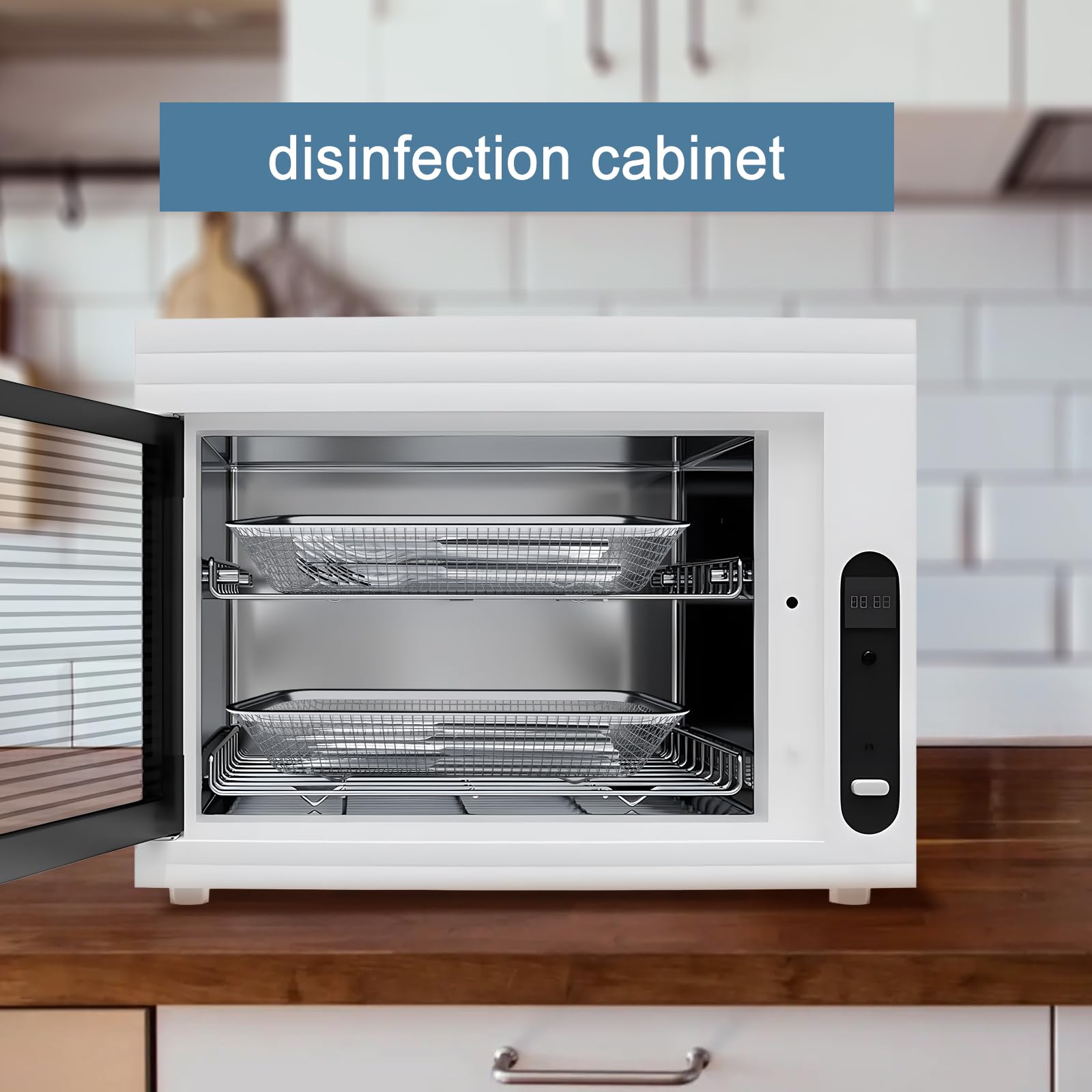 Estante de secado de utensilios, paquete de 3 soportes de acero inoxidable para lavavajillas, cesta de cubiertos compacta, escurridor de platos compacto para encimera de cocina, palillos,