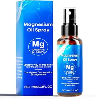 Magnesium Spray, Magnesium Oil Spray, No Unhealthy Trace Minerals-Pure Organic Natural Topical, Promotes Calm Sleep and Relaxation, Sleep, and Body, Easy to Absorb and Use