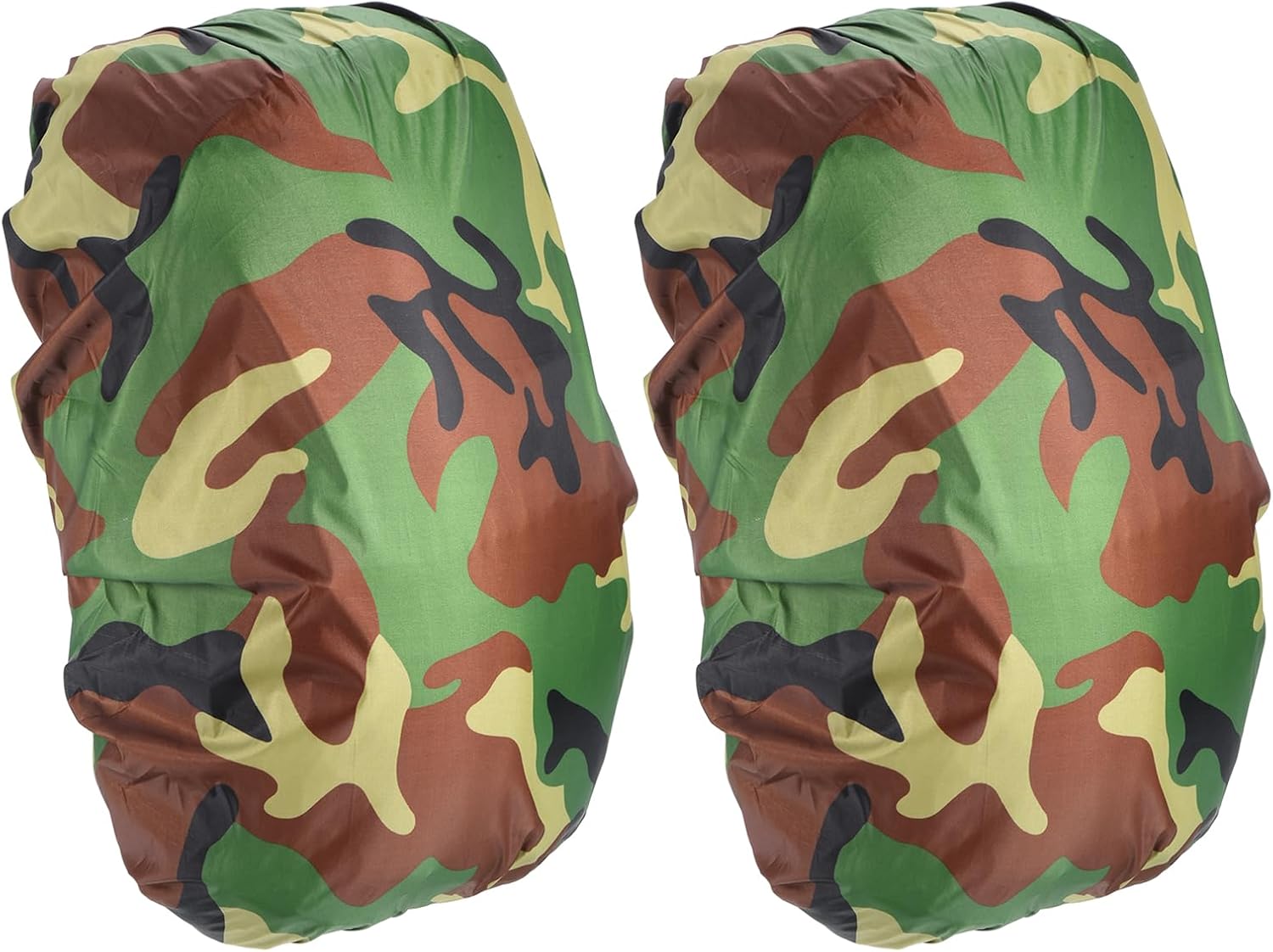 M METERXITY 2Pack Backpack Rain Cover Lightweight Cover 20-28L S Green Camo