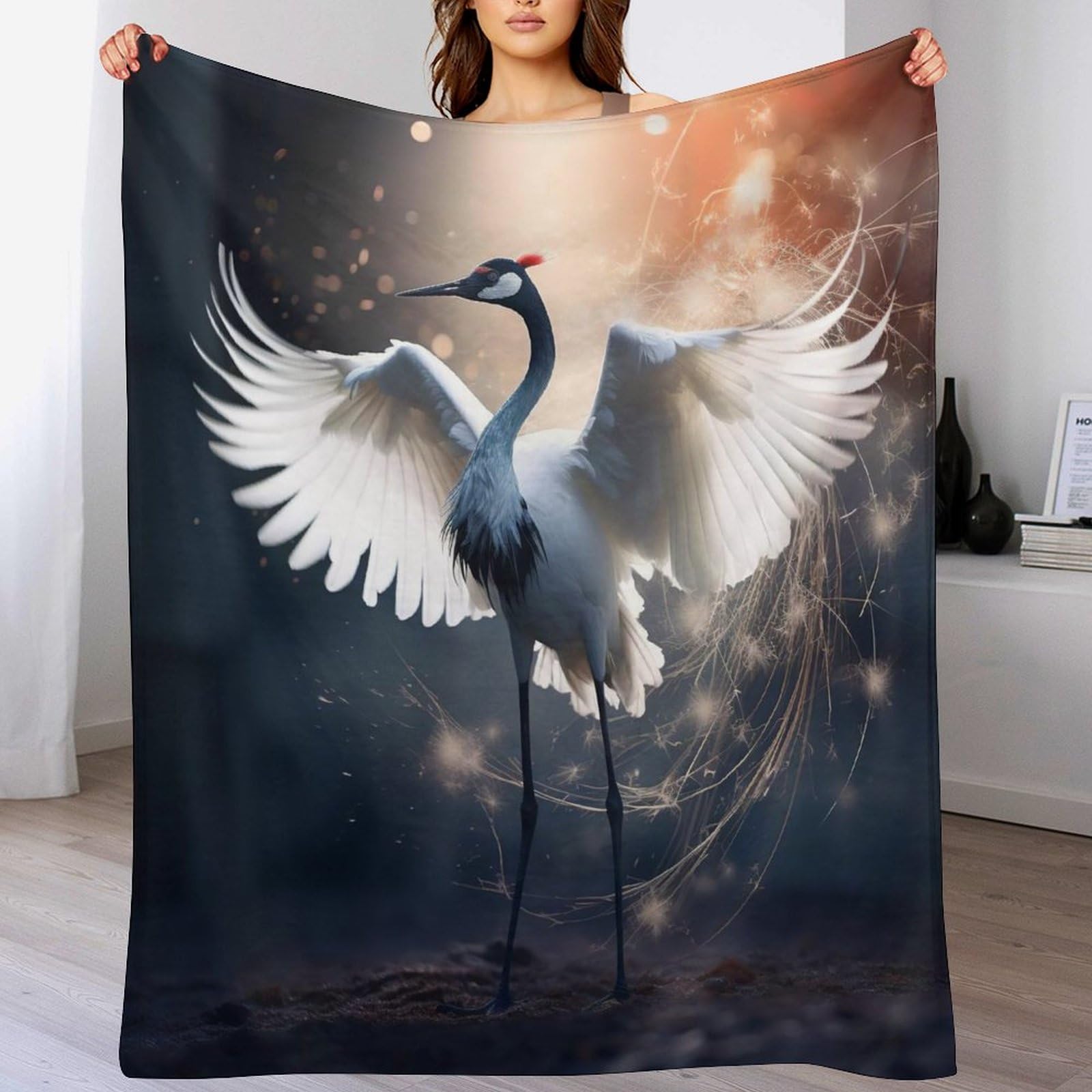 Manta de franela suave para cama de 180x200 cm mullida de cuatro estaciones