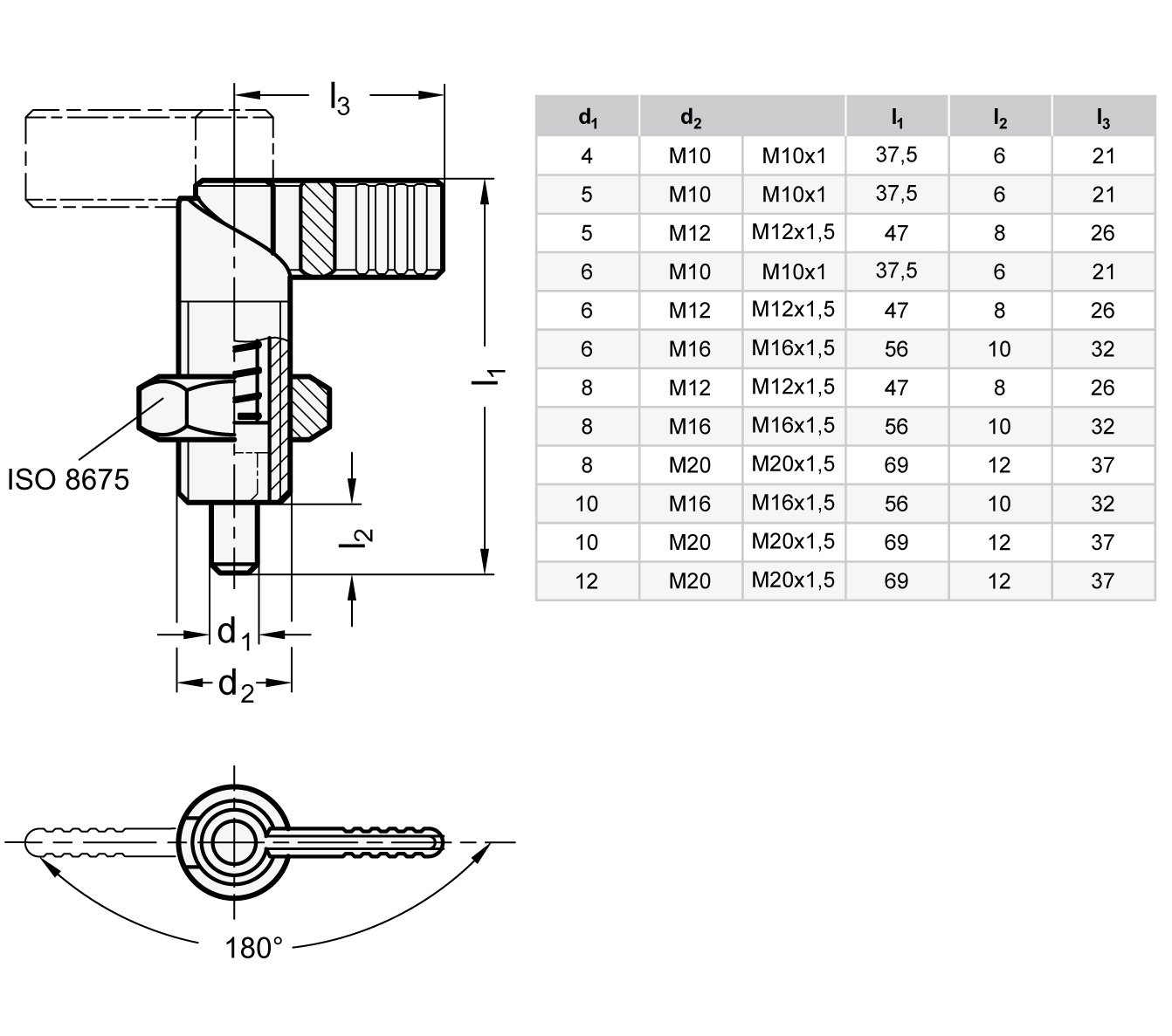 Barra Di Bloccaggio Ganter GN 612-5 - Diametro Bullone 5mm, Acciaio Inox, Per Applicazioni Industriali - Foto 7