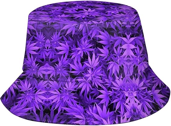 Amazon 紫の雑草の葉uvカット 帽子 レディース メンズ漁師帽 ガーデニング 帽子 日よけ帽子 焼け避け 紫外線対策 熱中症予防 い ハット 旅行用 春夏秋 旅行用 日よけ 小顔効果 飛ばない 折りたたみ バケツハット つば広 ハット 日よけ帽子 晴雨兼用 服 ファッション