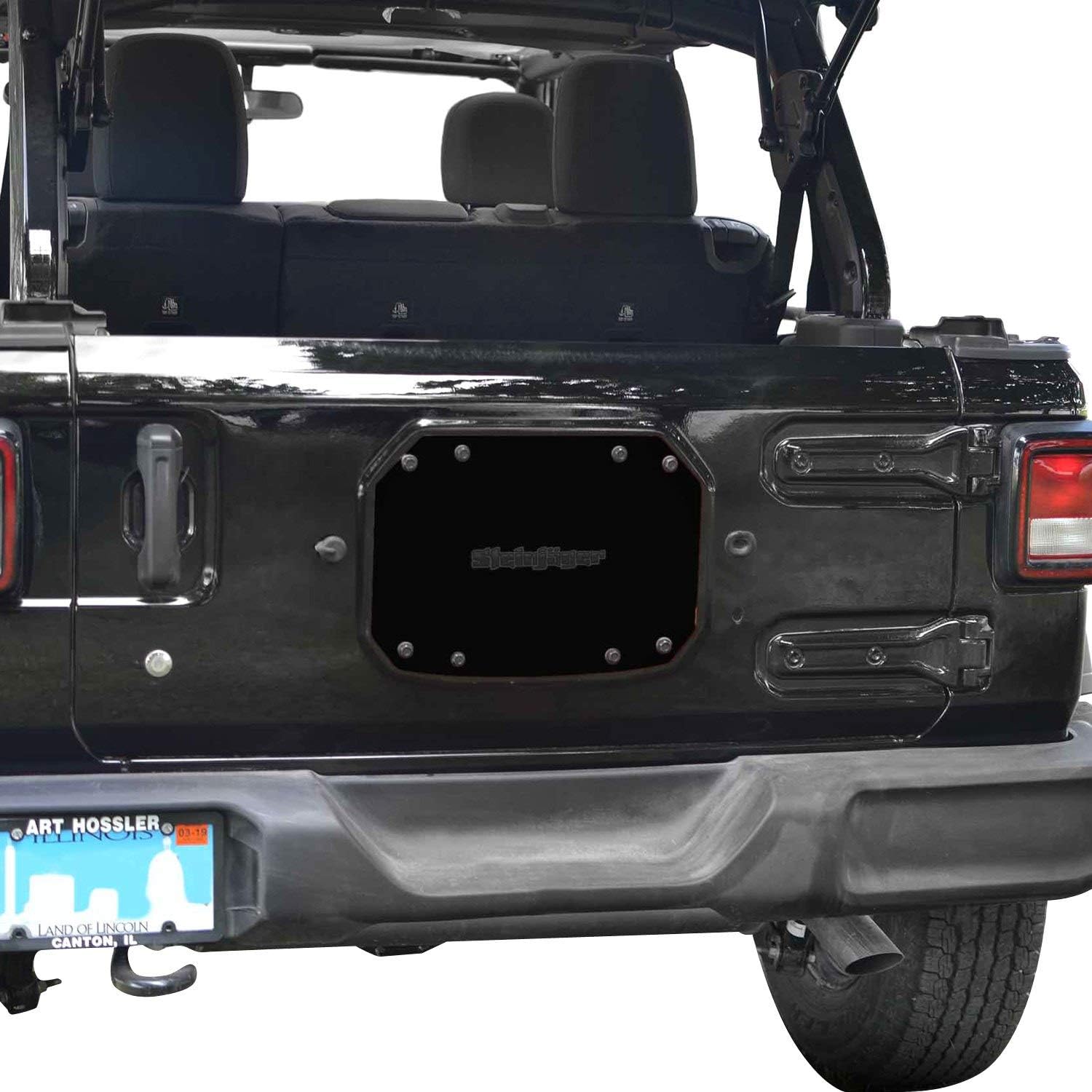 Steinjager J0048209 - Bare Spare Tire Carrier Delete Plate