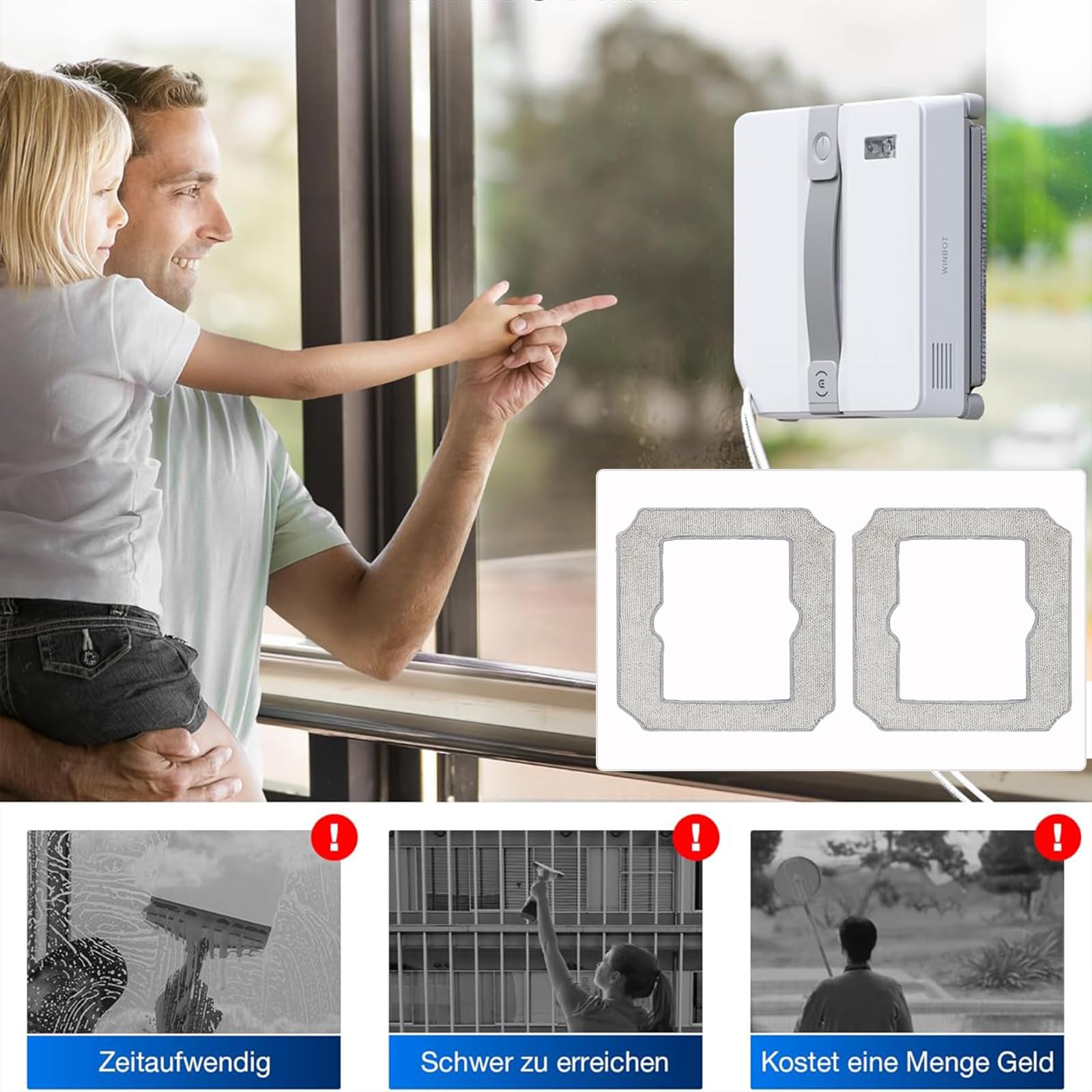 掃除機・クリーナー ECOVACS WINBOT MINI Amazon | ECOVACS(エコバックス) WINBOT MINI 窓掃除 窓拭きロボット