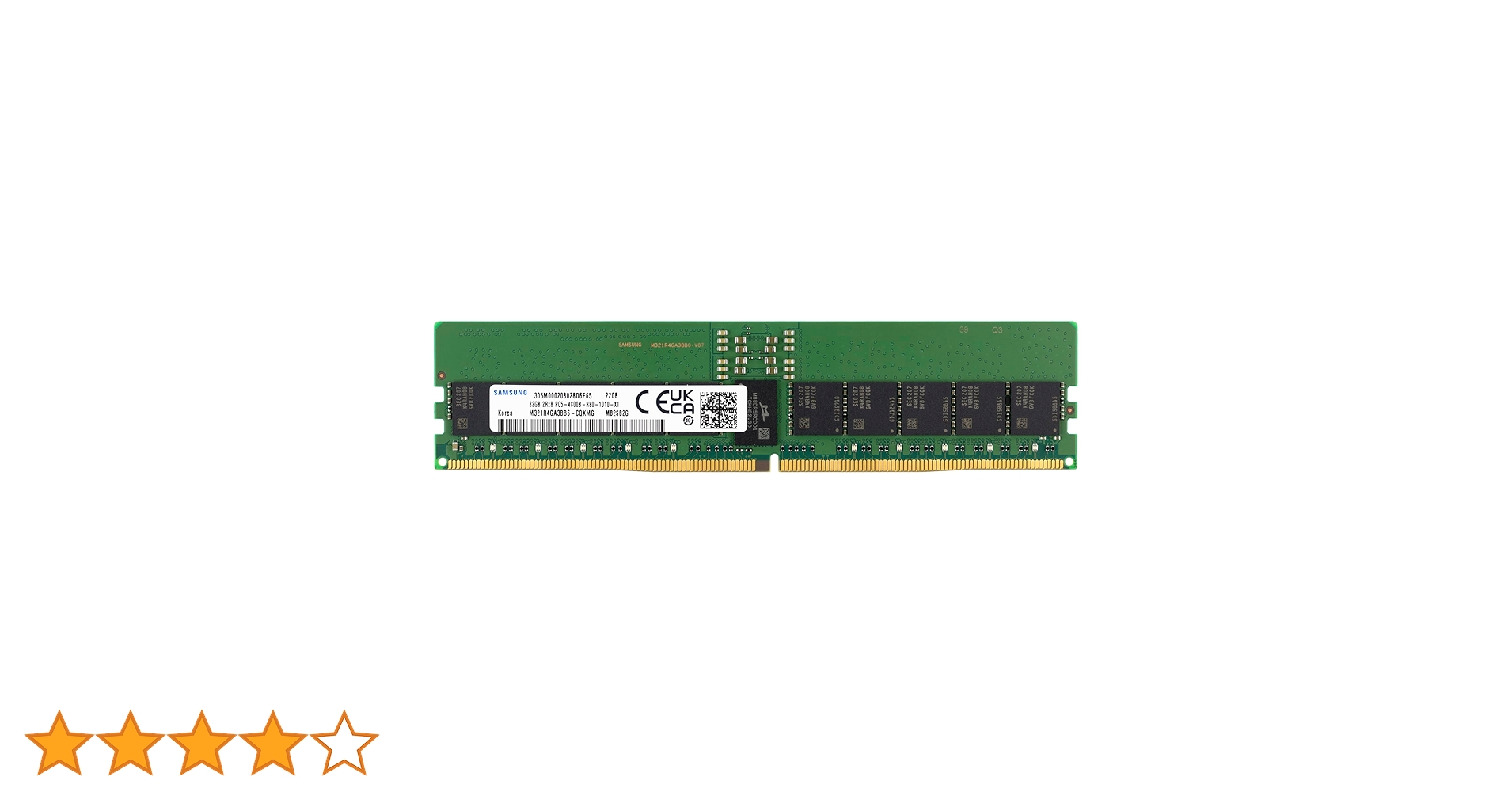Samsung 32GB DDR5 4800MHz PC5-38400 ECC RDIMM 2Rx8 Dual Rank