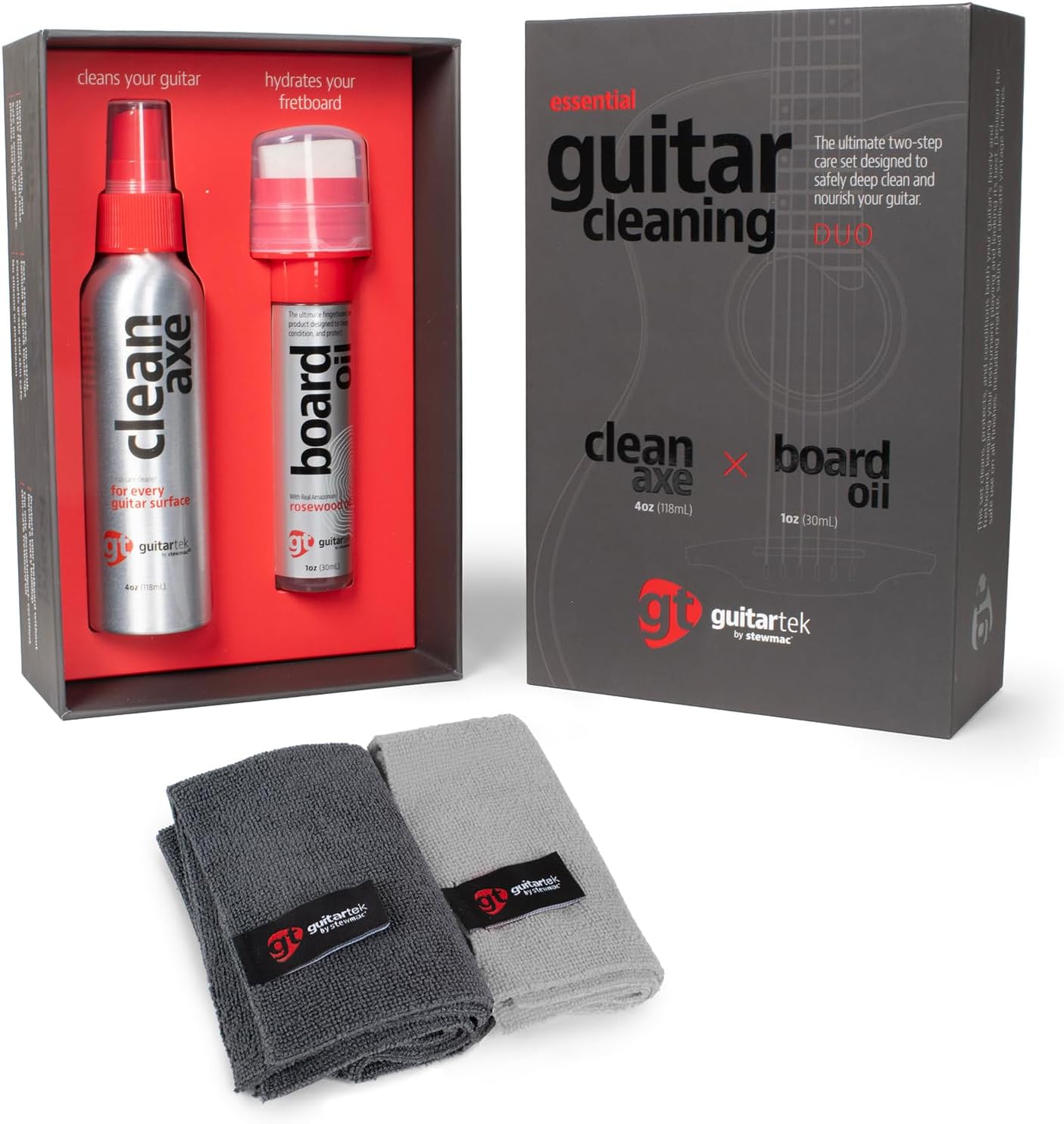 Guitar Cleaning Duo, Fretboard Oil & Clean Axe Cleaner