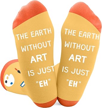 Artist Gifts for Artists Women,Art Teacher Appreciation Gifts for Painters Supplies Socks Art Lovers Student Artsy Artistic Painting Lovers Birthday Christmas Valentines Stocking Stuffers