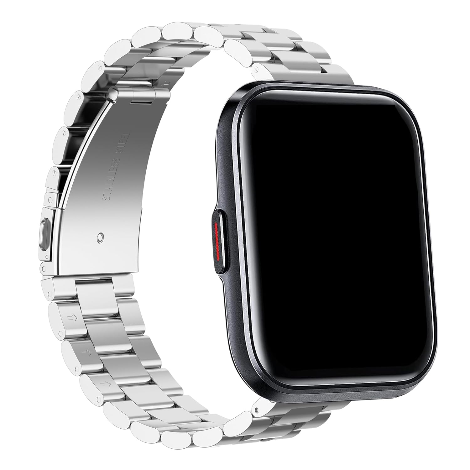 Chofit Metal Stainless Steel Band Compatible with TOZO S3 TOZO S5 TOZO S6 Smart Watch Bands for Women