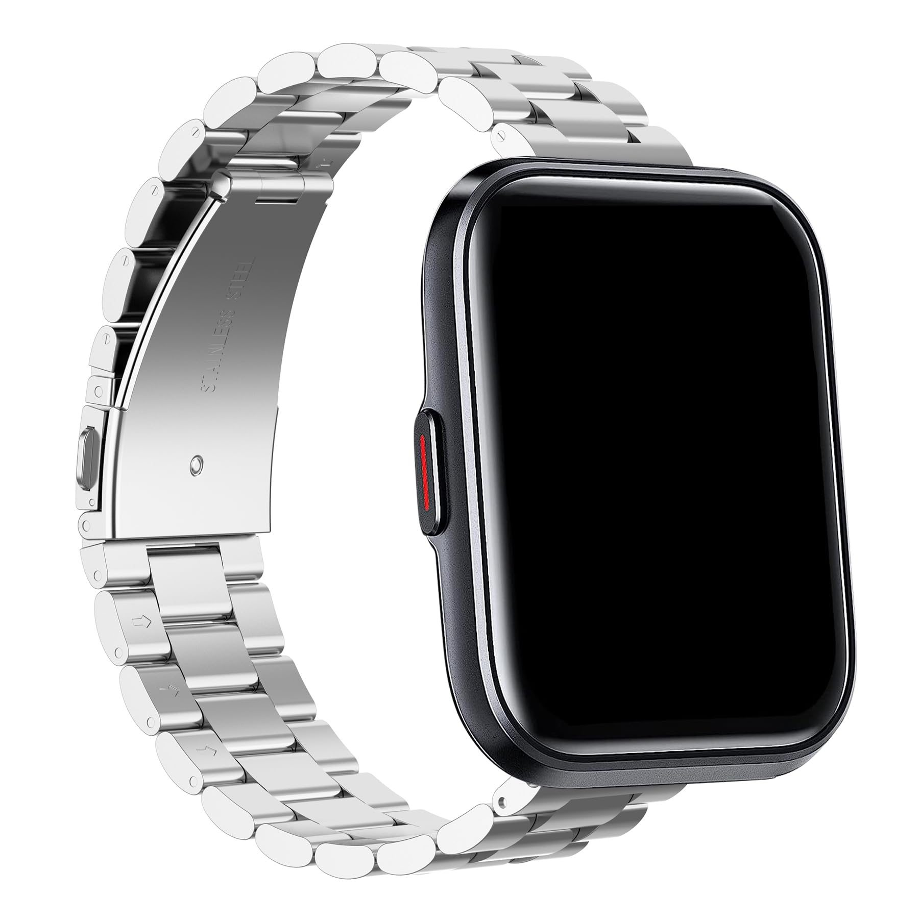 Chofit Metal Stainless Steel Band Compatible with TOZO S3 TOZO S5 TOZO S6 Smart Watch Bands for Women