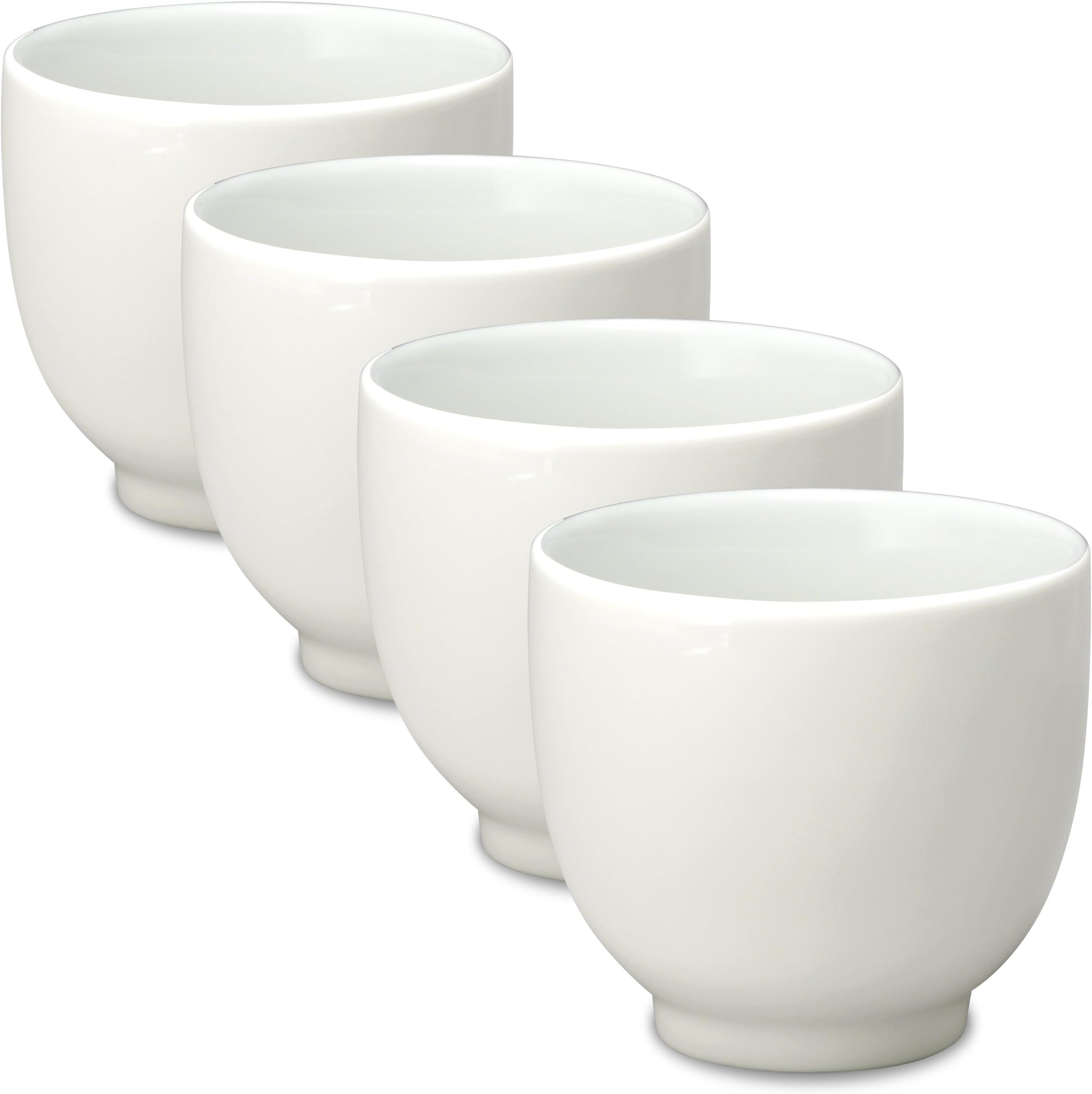 - FORLIFE Q Tea Cup (Set of 4), 7 oz., White