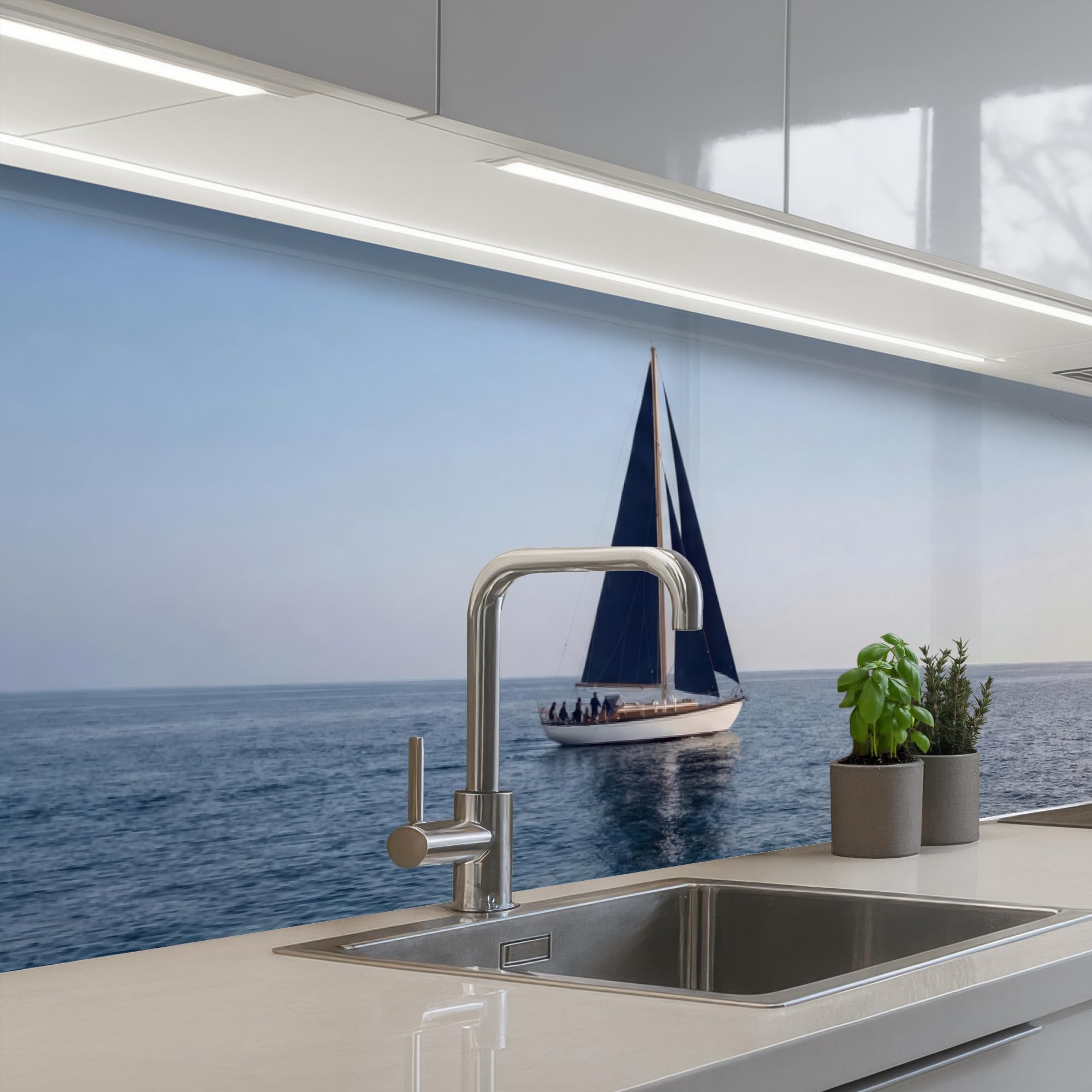 KitchenYeah© Splashback for Kitchen self-Adhesive Back Splashes Kitchens