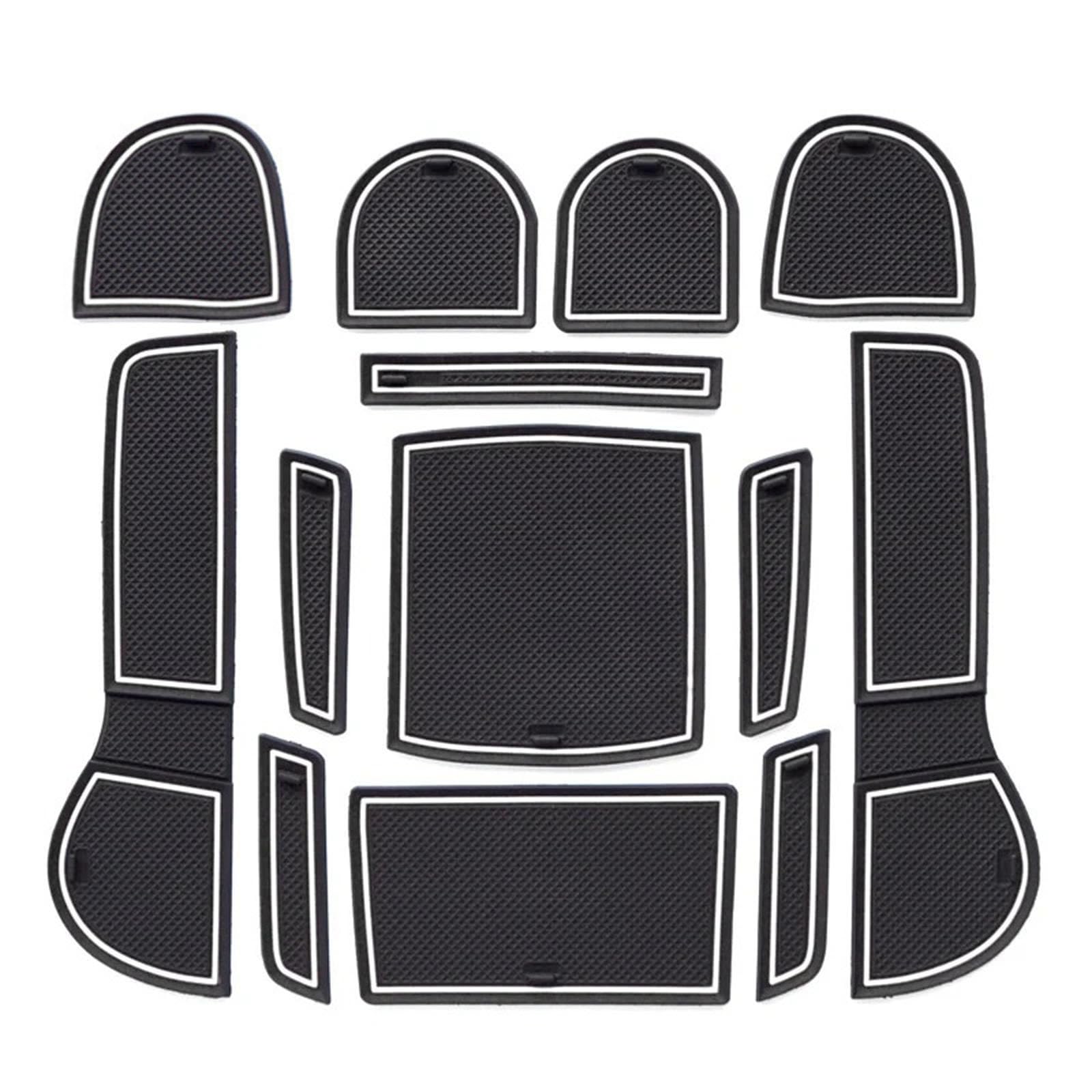 ahhccne Rubber Mats for Centre Console for Subaru Levorg 2016-2018, LHD Rubber Mats for Centre Console
