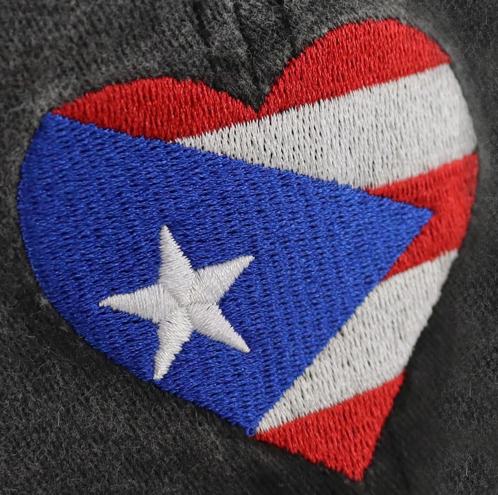 Puerto Rico Hat for Men Women, Adjustable Cotton Embroidered Baseball Cap - Image 4