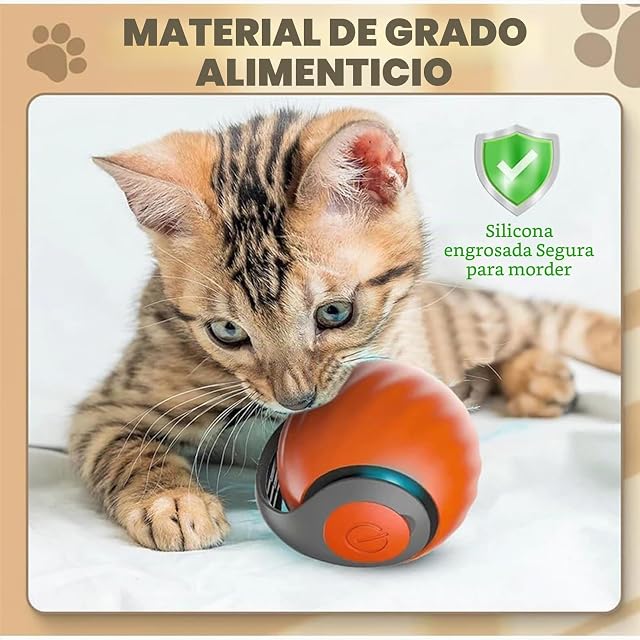 Foto 3 de 7 de Juguete Interactivo Gato, Bola de Juguete Interactivo para Gatos,Tail 2.0