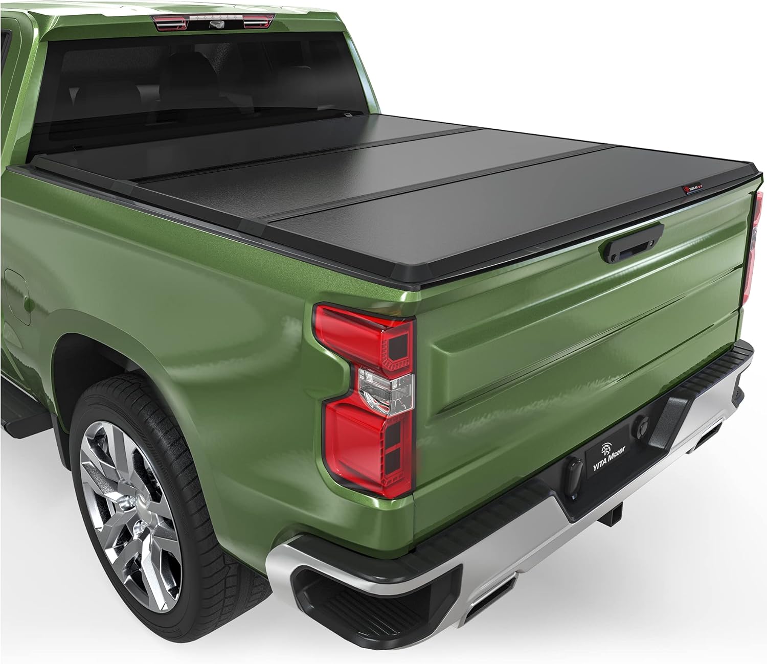 YITAMOTOR Hard TriFold Truck Bed Tonneau Cover Compatible with 2019