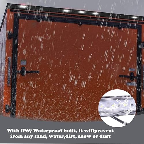 Miniatura 3 de 6 indicadores LED laterales para automóvil, 12 V 3258-6SMD, tira de esponja de luz lateral, lámpara de señal impermeable con lente ahumada, adecuada