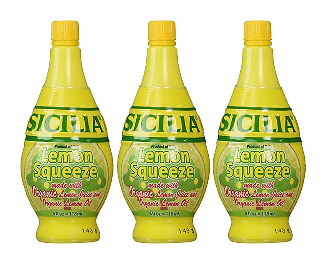Sicilia Organic Lemon Juice, 4 oz (pack of 3) Grocery