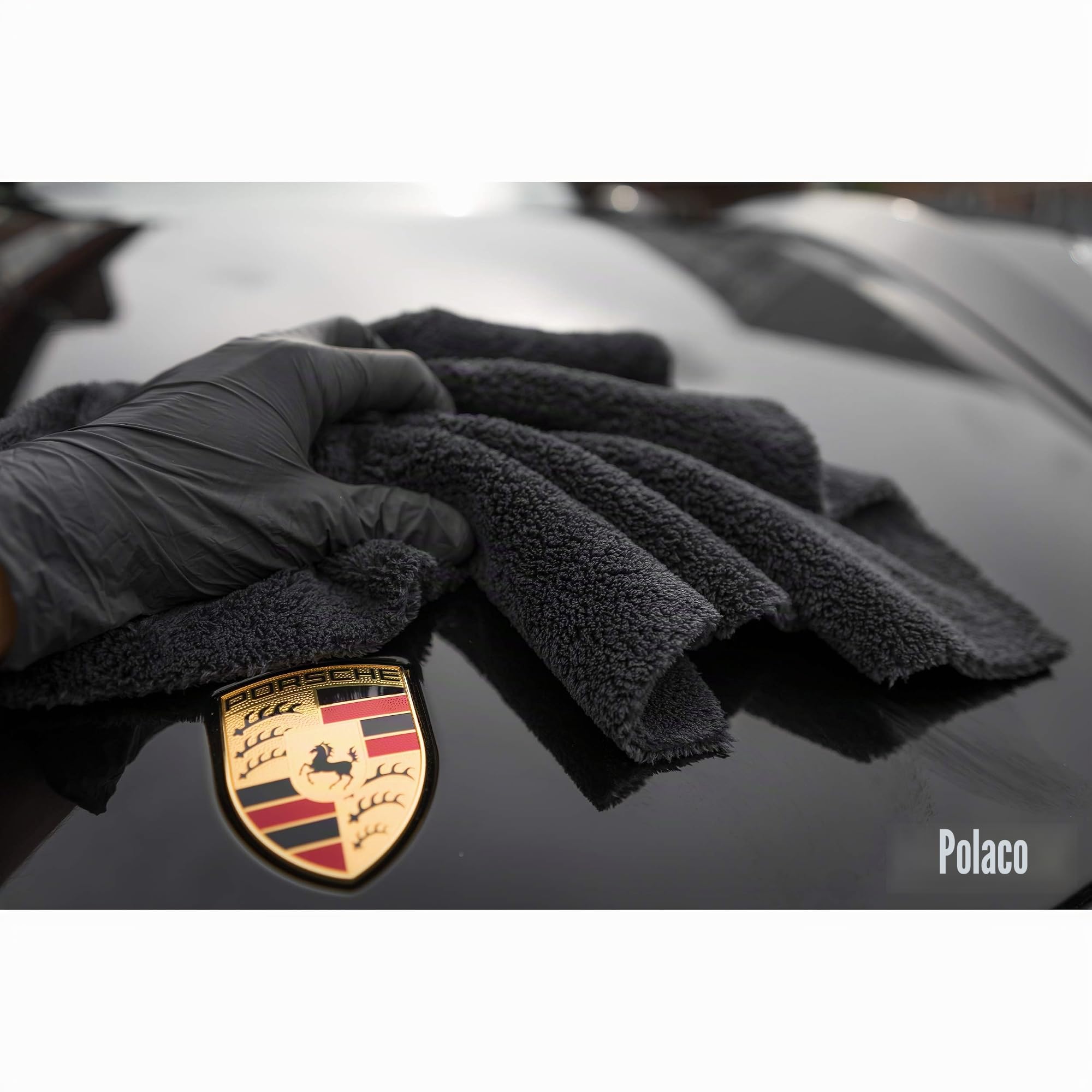 detailmate Soft99 - Set de refuerzo de cera y brillo (Soft 99, New Fusso Coat 12 meses Wax Dark, FussoCoat Speed & Barrier Quick Detailer, esponja aplicadora, paño de pulido y paño de pelo corto)