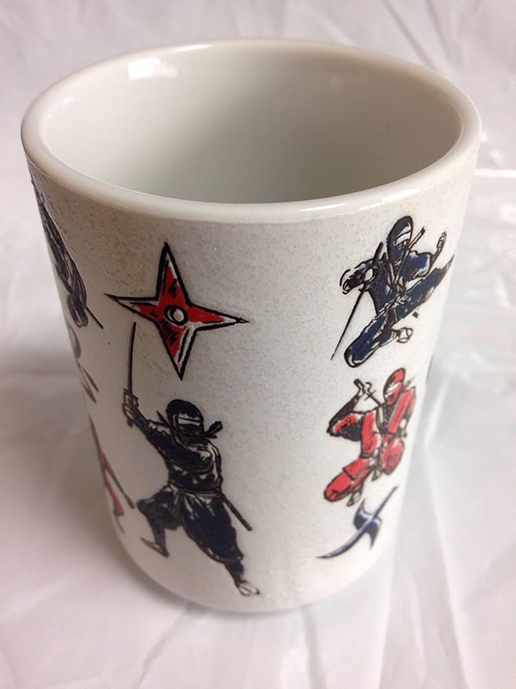 Amazon | 日本の忍者ティーカップ 半蔵 湯呑サスケ | Cosmo Craft | 湯呑み