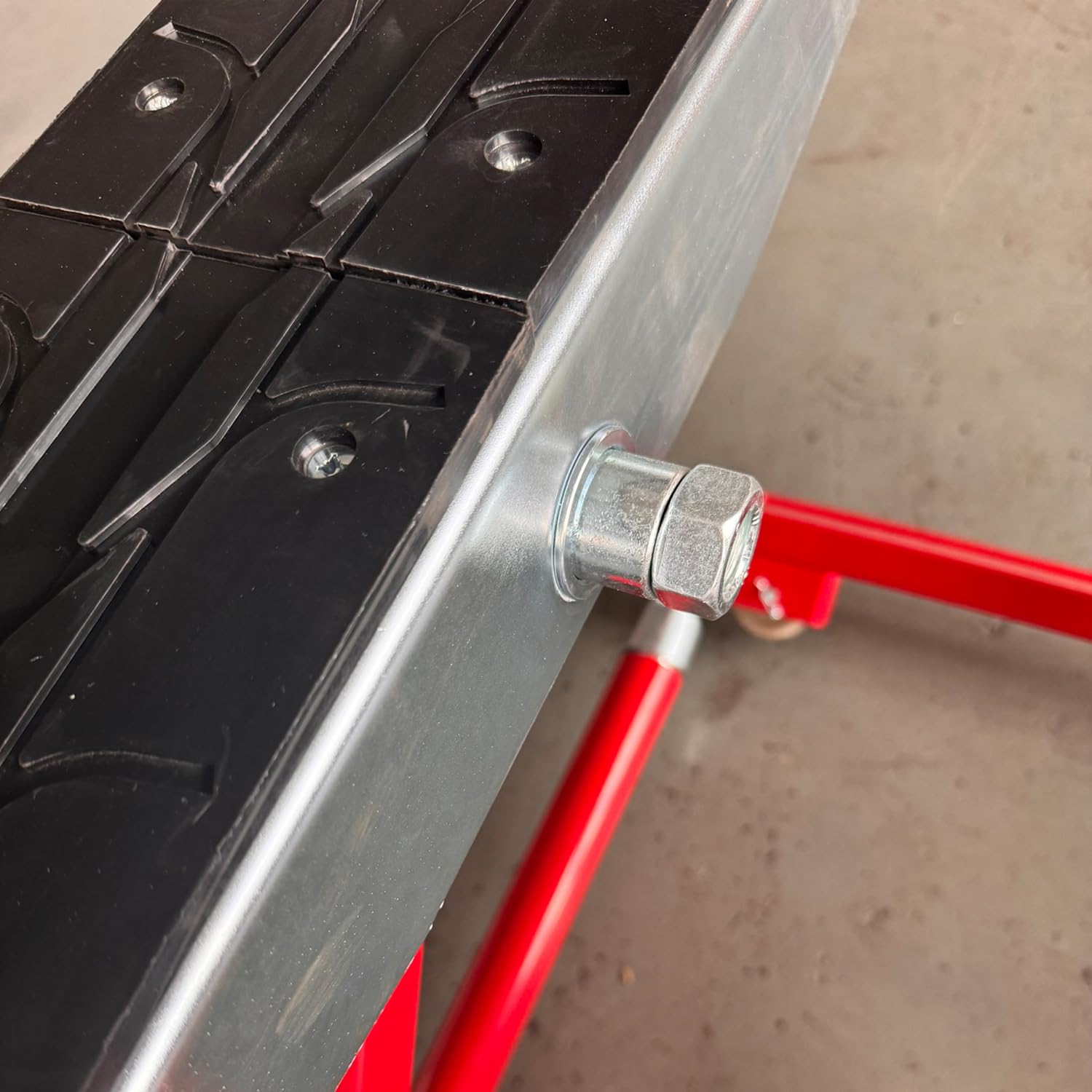 KATSU Tools 1500 kg tragbarer, schwenkbarer Autolift, kippbarer, Verstellbarer Wagenheber, Hubhöhe 150 bis 585 mm