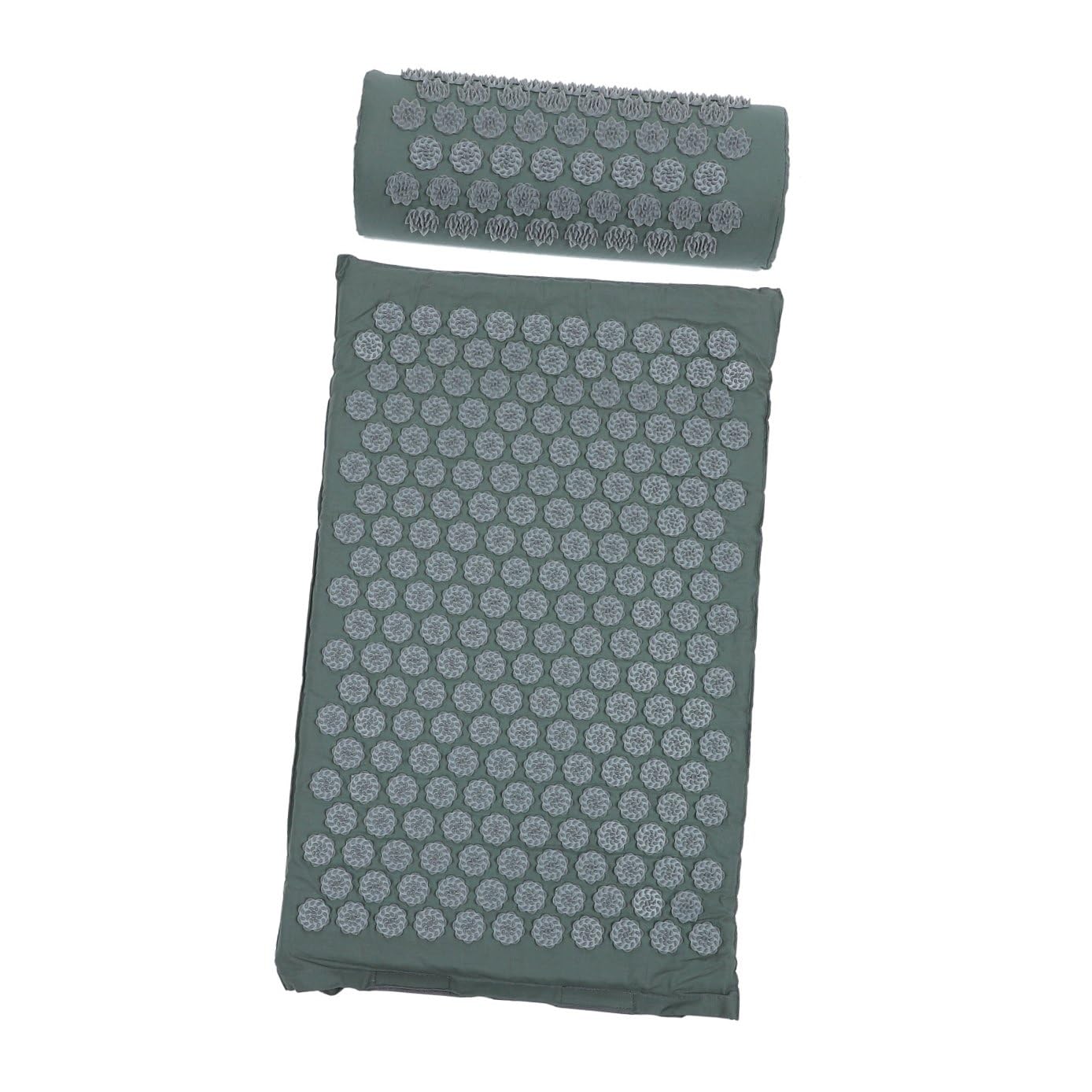 SHERCHPRY 2piezas Almohadas De Masaje Portátiles Para Acupuntura y Yoga Con Bolsa Esterilla De Masaje Para Yoga Esterilla Antideslizante Para Ejercicios De Acupresión De Corporal
