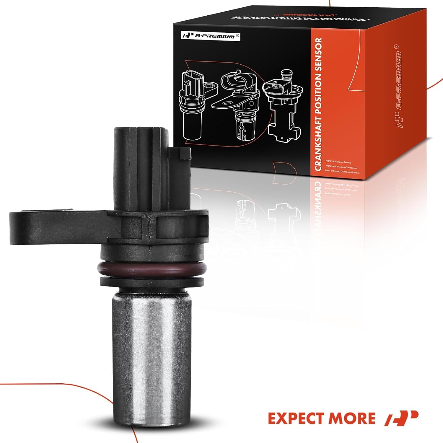 A-Premium Engine Camshaft Position Sensor Compatible with Nissan Altima 2002-2006 Frontier 2005-2018 NP300 Sentra Urvan X-Trail & Suzuki Equator 2009-2012, Replace# 237316N202