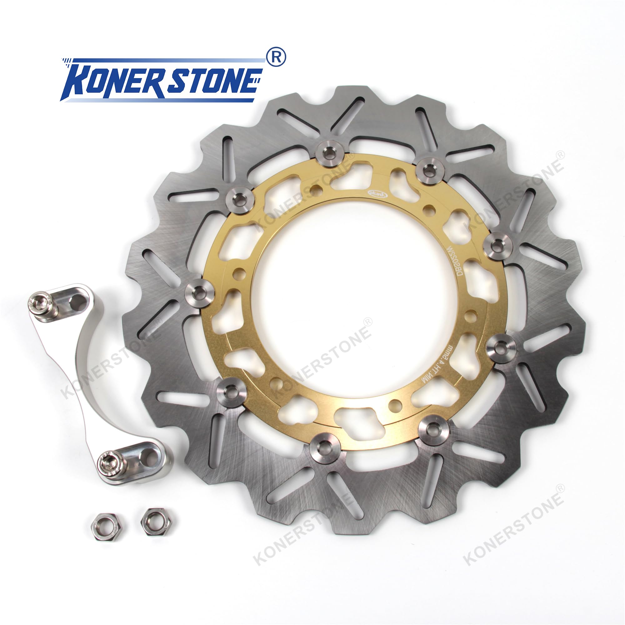 Disco Dischi Freno Anteriore Posteriore Rotore per XP TMAX 500 2004-2007 Disks Accessori per motori XP500 T MAX500 T-MAX500 2005 2006 Oro
