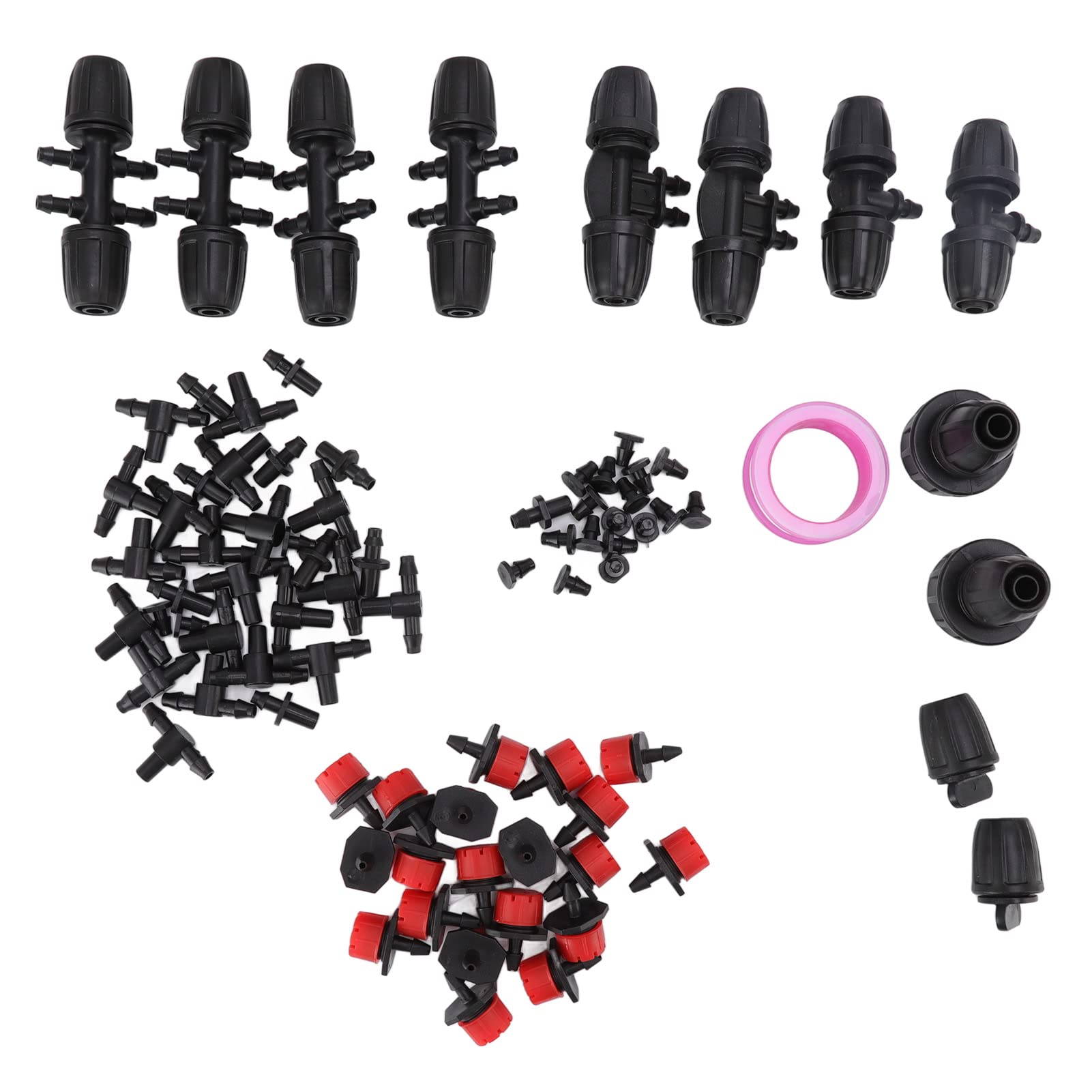 Kit Automatico di Irrigazione a Goccia da Giardino per Un'irrigazione Efficiente Nelle Serre, Realizzato in Plastica di Alta qualità, Lunghezza 30 M, Set Completo di Microirrigazione