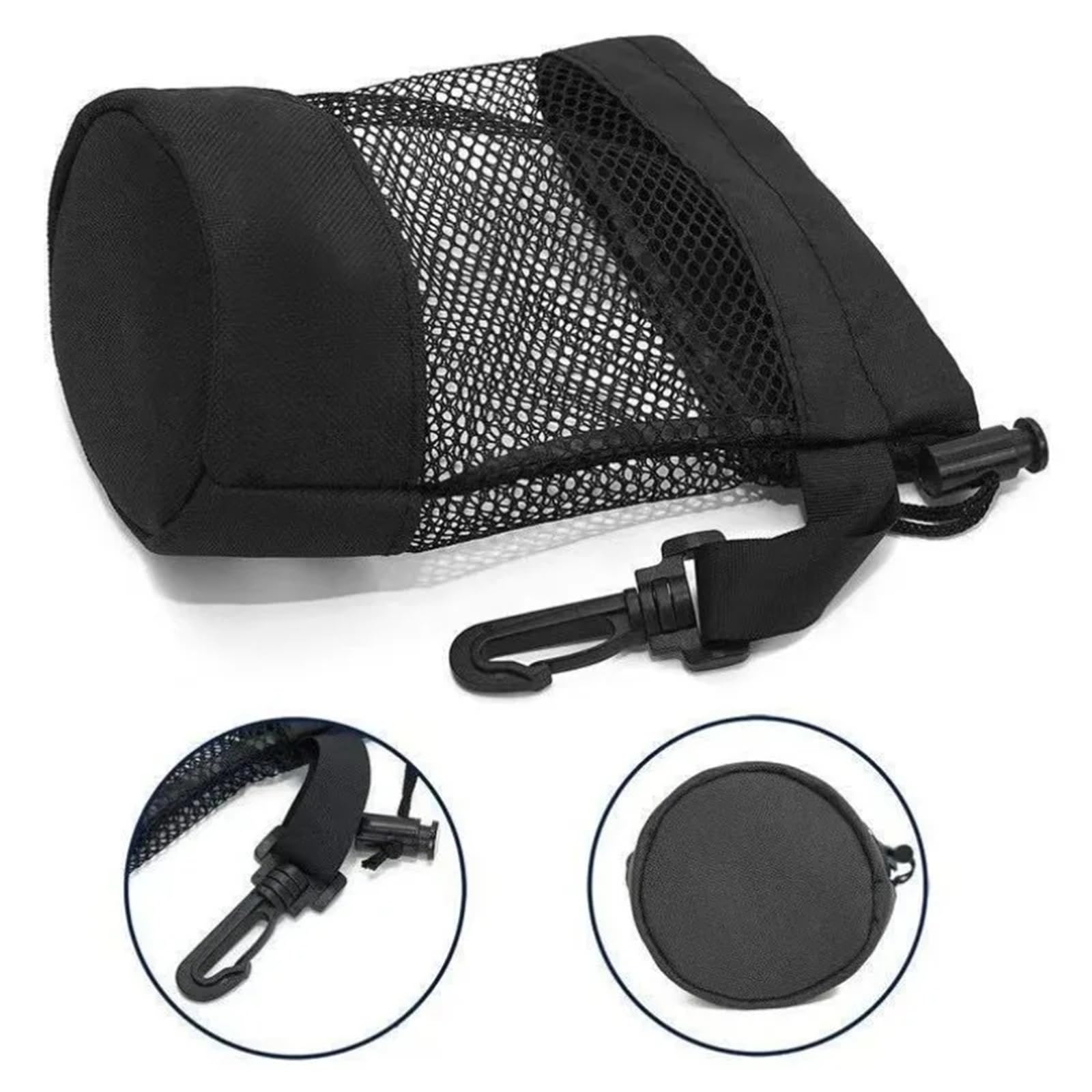 Golfball-Aufbewahrungstasche aus Mesh mit Kordelzug