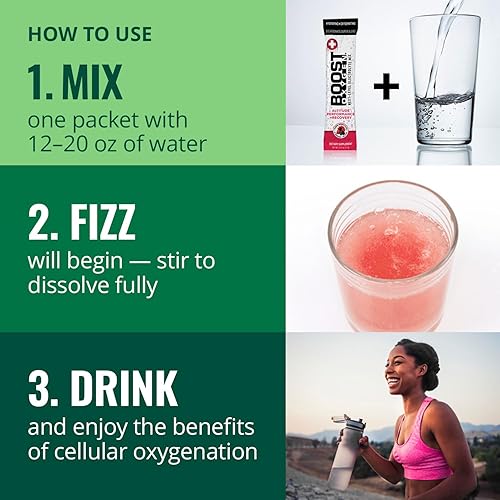Miniatura 7 de Boost Oxygen Paquete de Hidratación de Próxima Generación  Mezcla Súper de Electrolitos y Bicarbonato  Respalda la Circulacion Saludable para