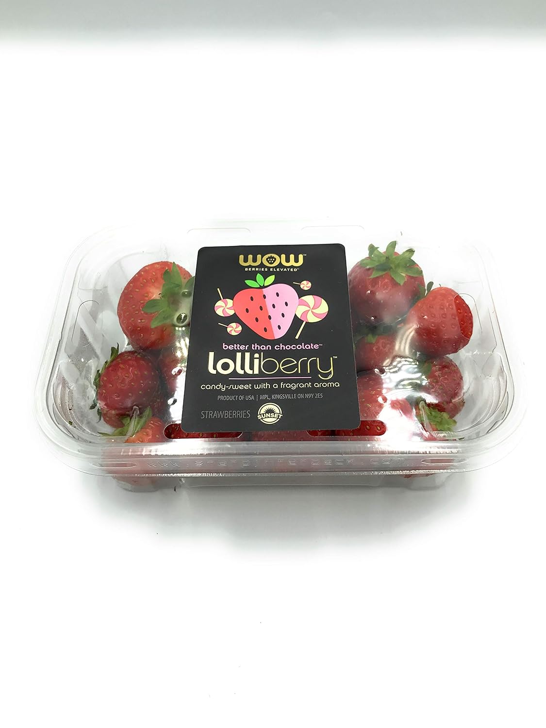 Fresh Produce Lollieberries, 10 OZ - Fresh Selected Berries for Healthy Snacks & Recipes