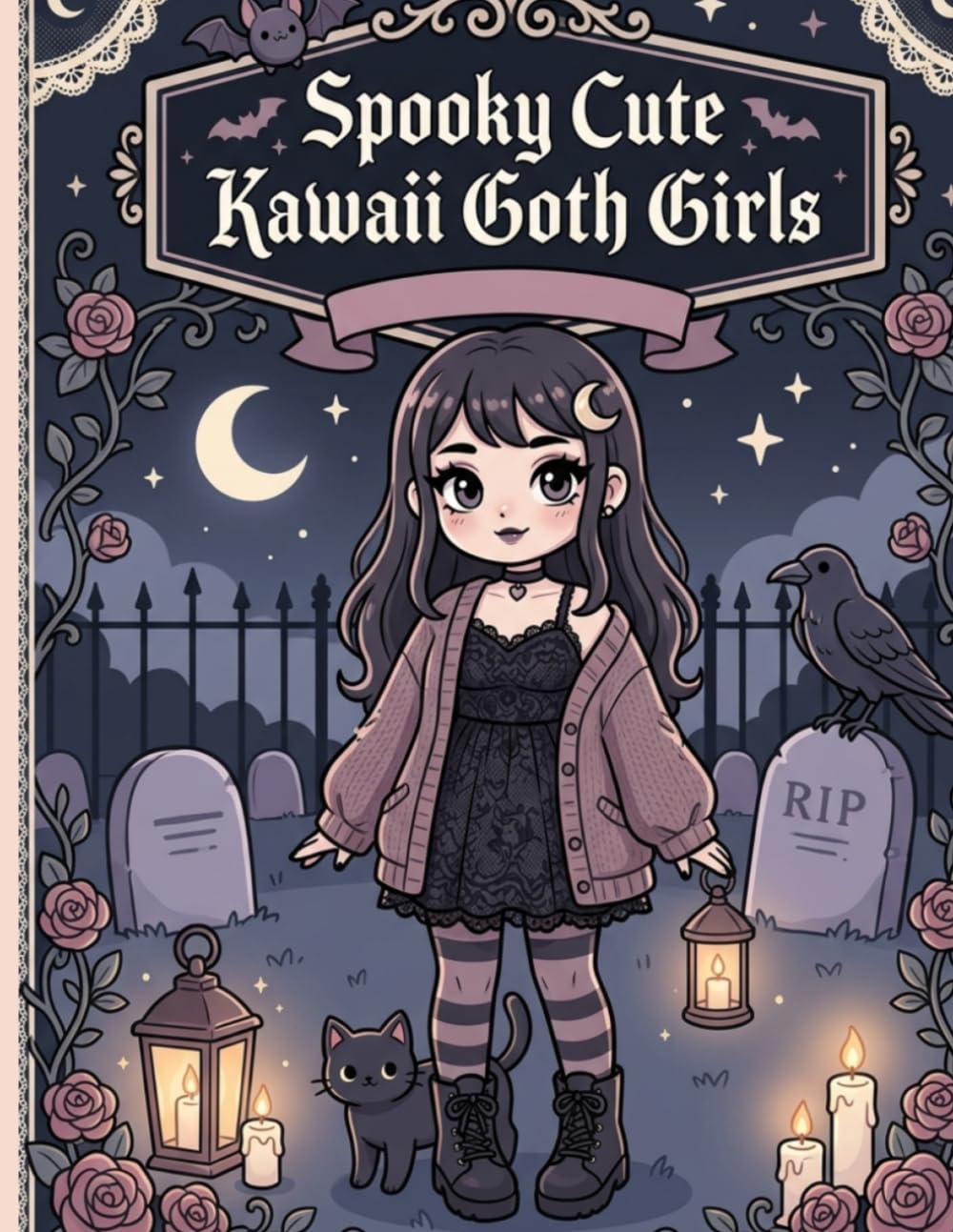 Spooky Cute Kawaii Goth Girls