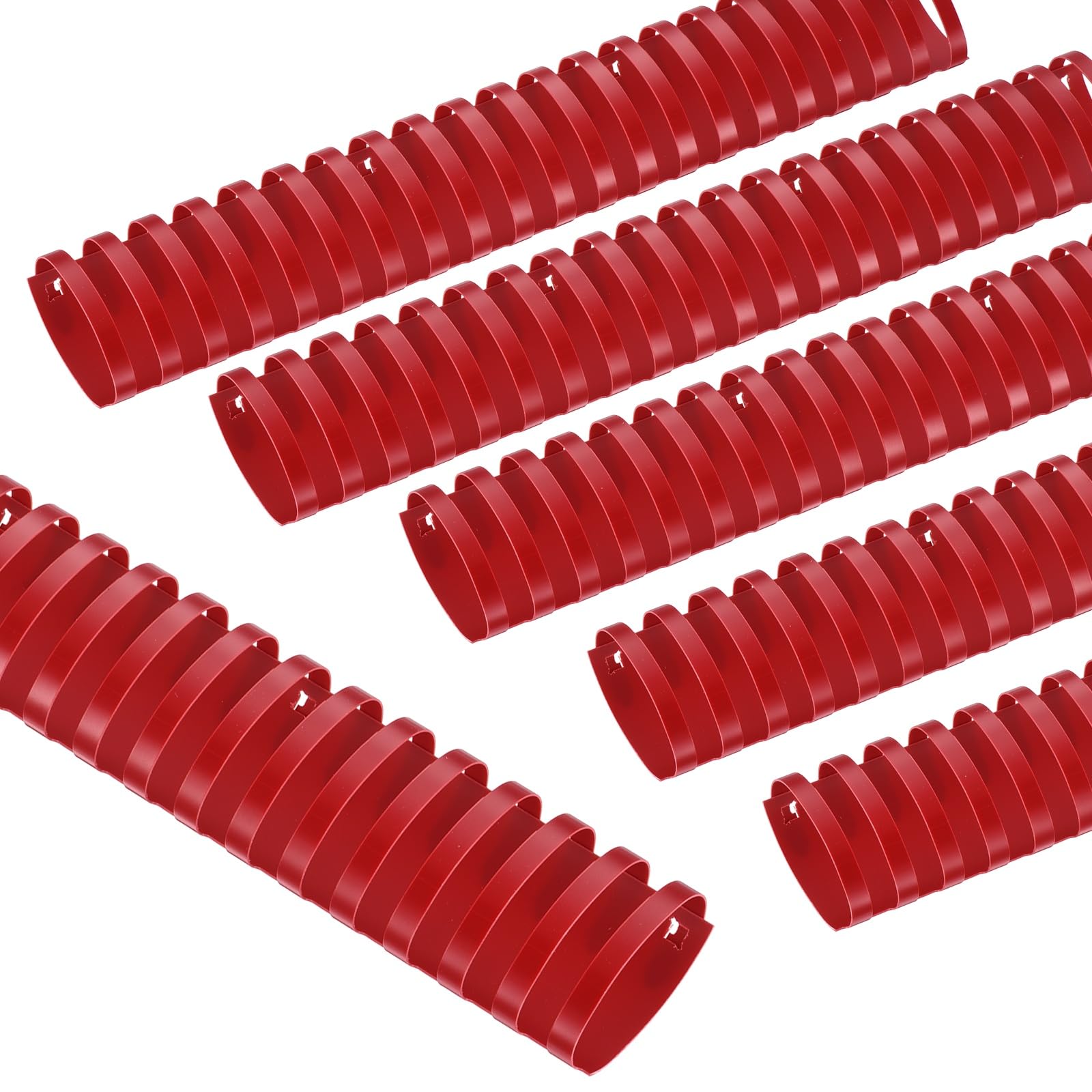 PATIKIL 45mm Plastic Binding Combs, 21 Rings Comb Binding Spines 50 Pcs